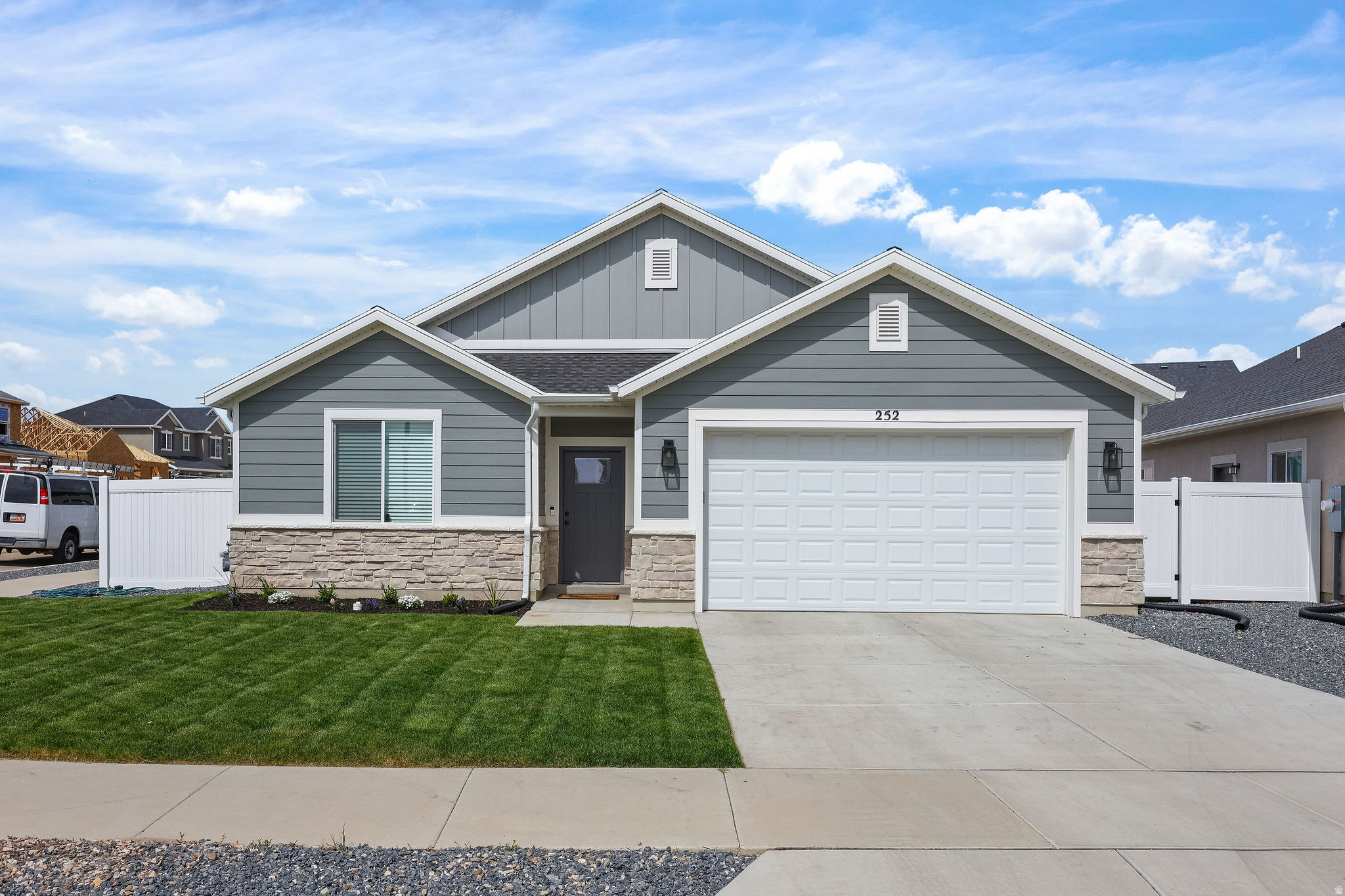 *** ALMOST BRAND NEW 1 LEVEL RAMBLER *** Perfectly situated just 15 minutes from Ogden and Brigham City, this home offers quick access to city amenities while being tucked into a quiet, peaceful setting. Enjoy the charm of small-town living along a scenic route known for local fruit stands and fresh seasonal produce. Located on a desirable corner lot, the property features a removable fence post for easy backyard access, ideal for trailers, vehicles, or additional parking.  This neighborhood has a beautiful view of Willard Bay. A safe, close-knit neighborhood where kids ride bikes, play outside, and neighbors genuinely look out for each other.