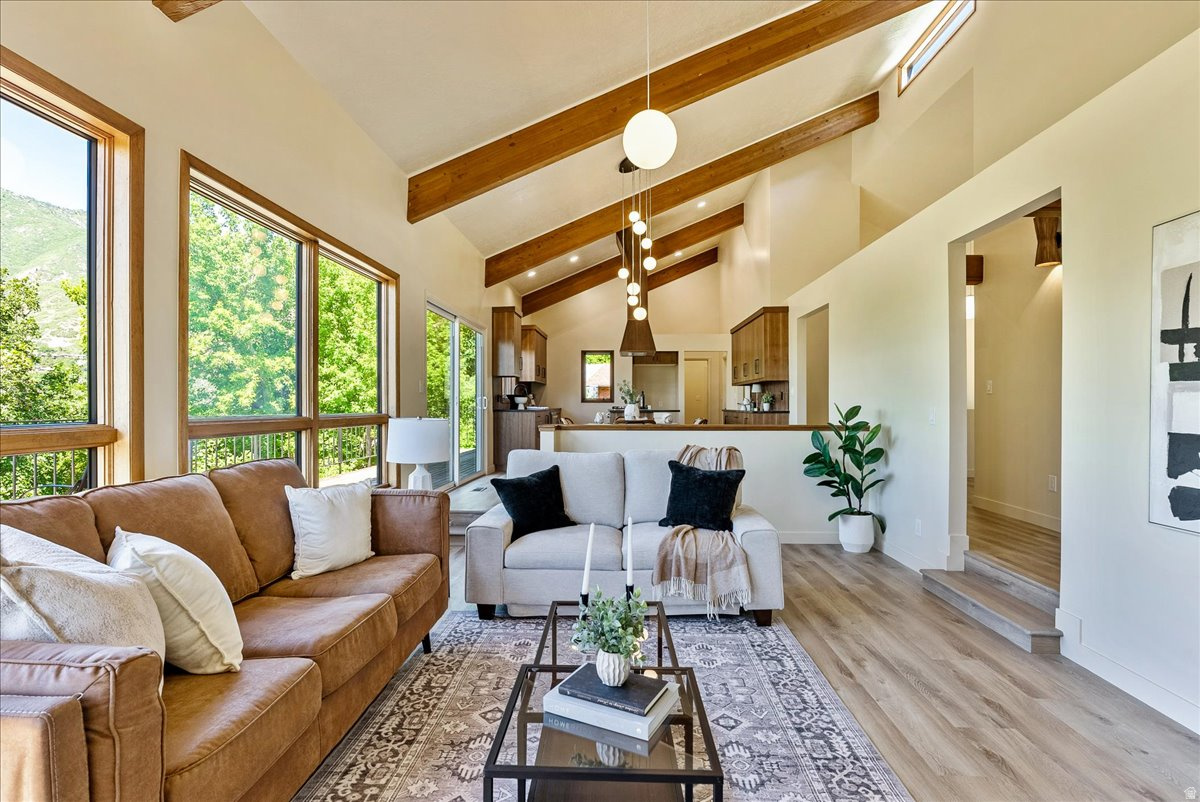Experience the perfect blend of privacy, beauty, and convenience in this stunning Ogden retreat. This dream property offers multiple decks where you can start your mornings with a warm drink, birdsong, and peaceful views of the surrounding greenery. A creek runs through the property, creating a truly serene setting that feels like your own private escape. Updated to the nines, the home offers spacious living with gorgeous mountain views and natural scenery at every turn. Enjoy the quiet, secluded atmosphere without sacrificing convenience just minutes from medical offices, restaurants, shopping, and everyday essentials.