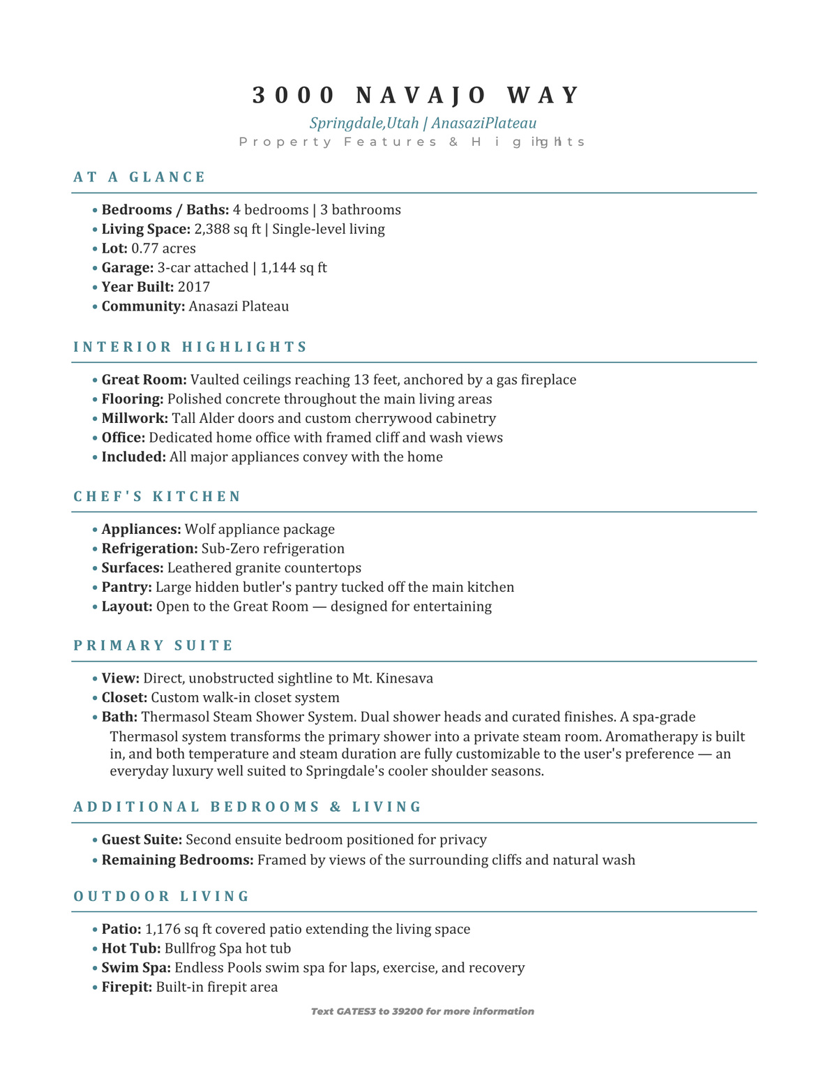 ANASAZI PLATEAU 2 - Residential