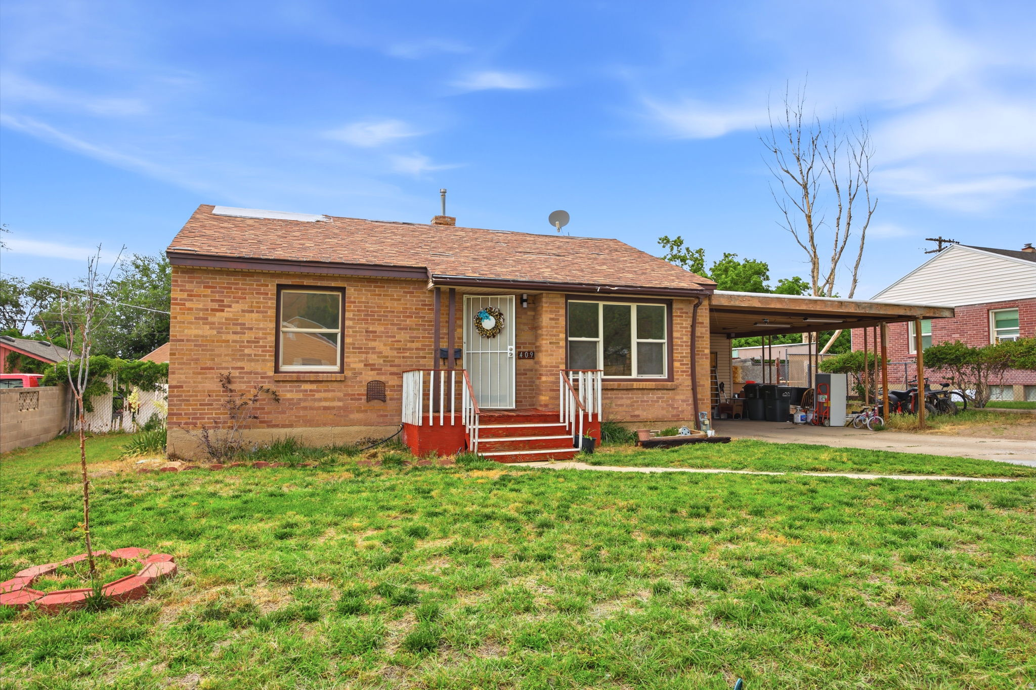 Opportunity awaits in the heart of Tooele! This charming brick home is the perfect fit for first-time home buyers, investors, or anyone looking to build instant equity with a little TLC. Featuring a spacious living room filled with natural light, a functional kitchen, and a partially finished basement with room for a separate entrance, this home offers incredible flexibility for future expansion, multi-generational living, or added value and plenty of off-street parking. Conveniently located near schools, parks, shopping, and downtown Tooele. Whether you're searching for an affordable starter home, a fix-and-build-equity opportunity, or your next investment property in Tooele, this home is packed with potential. Don't miss this affordable opportunity in a growing area! Reach out and Schedule your tour today! Square footage is taken from county records and is provided as a courtesy. Buyer and Buyer agent to verify all information