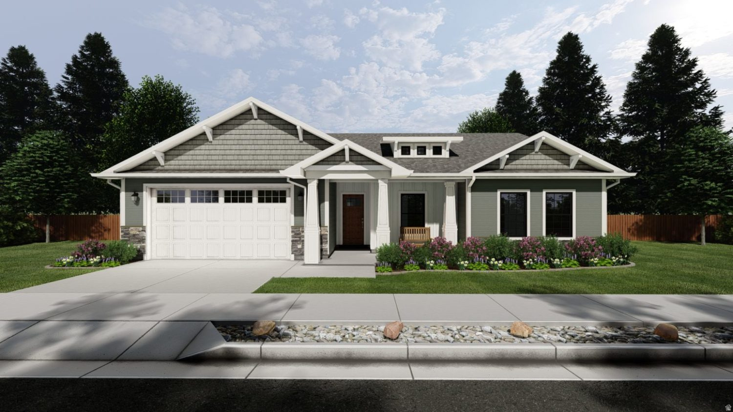 Build the Stanton, a bright, open floor plan with a layout that feels both spacious and functional. The main living area flows into a large kitchen with a generous island, plenty of cabinet space, and a walk-in pantry, along with a dining area surrounded by windows that bring in great natural light. Down the hall, you'll find two bedrooms, a full bathroom, and a primary suite with a walk-in closet, linen storage, and a well-sized bathroom. A drop zone just off the garage and a dedicated laundry room add everyday convenience right where you need it. There's also the option to finish the basement, adding additional bedrooms, a family room, a full bathroom, and extra storage. Located in Smiling H in North Logan on a fully improved, flat lot with secondary irrigation stubbed to the property and high-speed fiber internet available through the HOA. Close to parks, trails, USU, and downtown Logan. Ask us about our Builder Incentives and reach out for more information today!