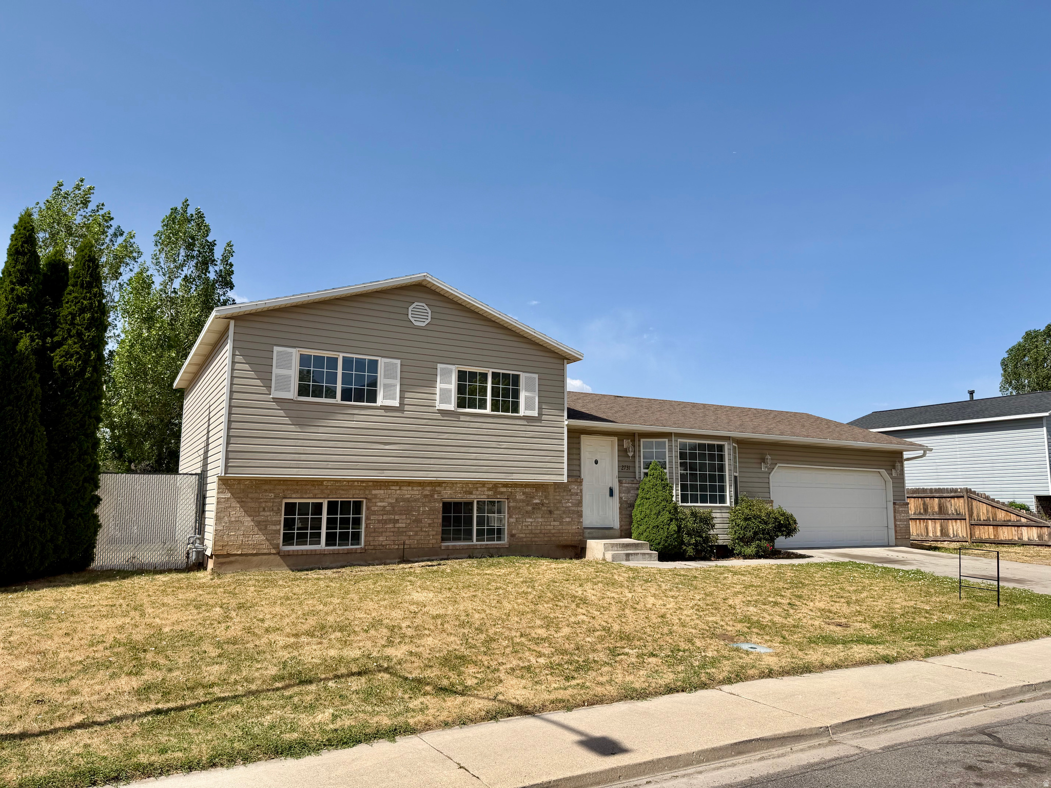 COME HOME TODAY!  Great opportunity in a great location of Spanish Fork.  Fresh paint, new carpet, newer HVAC, and water heater!  Good floor plan with big kitchen and dining area.  Home boasts extra storage and a fully fenced back yard! Two car garage. Close to Walmart, SF canyon, and so much more!  This is a solid home ready for its next owners!  Seller will replace roof prior to closing!  Don't miss this great opportunity   Square footage figures are provided as a courtesy estimate only and were obtained from Utah County records.  Buyer is advised to obtain an independent measurement.