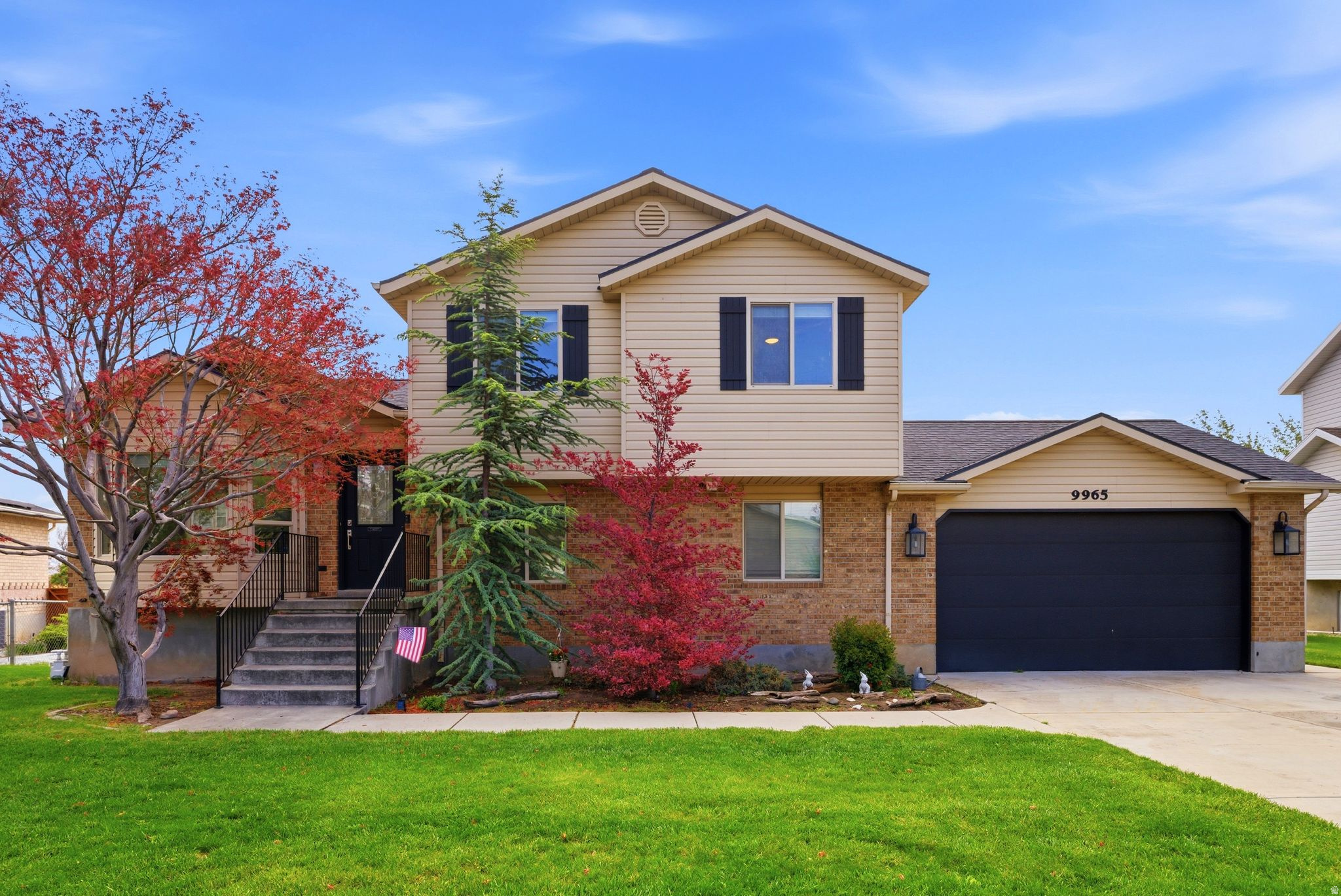 Welcome home to this beautiful property in an amazing community, featuring an east-facing backyard that backs to a canal for added peace and privacy. Inside, you'll find granite countertops, stainless steel appliances, updates throughout, and a spacious basement bedroom with a flexible bonus room perfect for a home office, exercise room, or additional storage. The primary bedroom offers stunning panoramic mountain views, while the unbeatable location puts you just minutes from parks, shopping, and Bangerter Highway for quick and convenient freeway access. Square footage figures are provided as a courtesy estimate only and were obtained from county records.  Buyer and Buyer Broker to verify all.