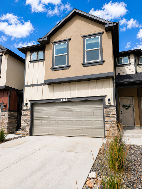 Move-in ready and practically brand-new, this stunning 5-bedroom, 3.5-bath townhome is in the highly desirable Legacy Community in the center of Spanish Fork, just minutes from Costco, Walmart, Lowe's, restaurants, shopping, and I-15. The open-concept floor plan features LVP flooring throughout, a completely finished basement, stainless steel appliances, LED recessed lighting, a stylish backsplash, and quartz countertops. Upstairs offers three spacious bedrooms, including a primary suite with a walk-in closet, plus an additional versatile family room. The finished basement includes two bedrooms, a full bath, and a second laundry with a study area. Enjoy a private, fully fenced yard with no backyard neighbors, breathtaking mountain views, and spectacular sunsets. Additional highlights include an oversized driveway for convenient parking, low HOA dues, combined modern finishes, thoughtful upgrades, and an unbeatable location truly waiting for the new owner or investor.