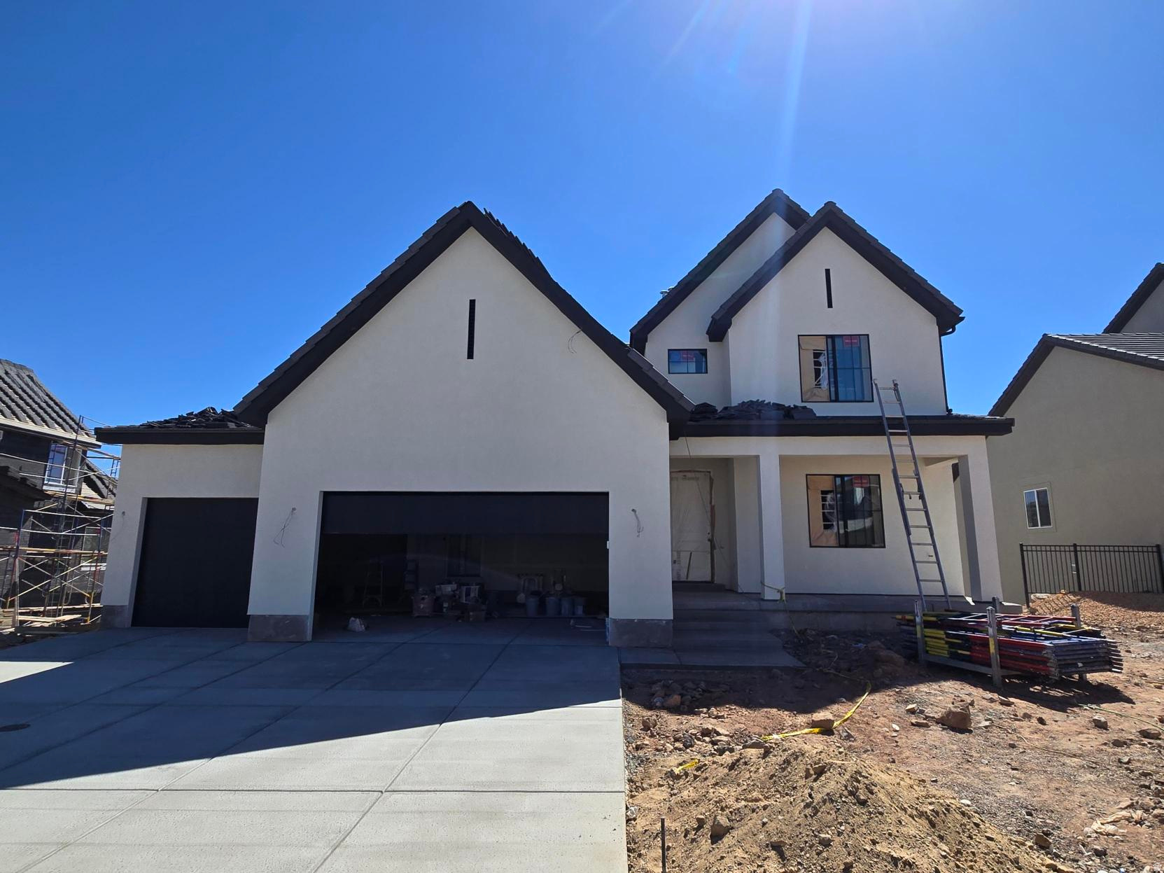 *WALKOUT BASEMENT* Discover your dream home at Fire Rock, a stunning new D.R Horton community in Hurricane, UT! Explore the ''Harmony'' floorplan featuring boosting upgrades and the best part? NO HOA. This inviting two-story home plus basement sits on a view lot and offers a spacious 4 bedrooms, an office, 2.5 bathrooms, and a 3-car garage. Perfect space for a growing family and plenty of room for toys. Ask me about our generous home warranty & special financing when using our in-house lender DHI Mortgage. Improving quality of life here with its prime location, Fire Rock is truly a gem. Don't miss out on the opportunity to make it your own.