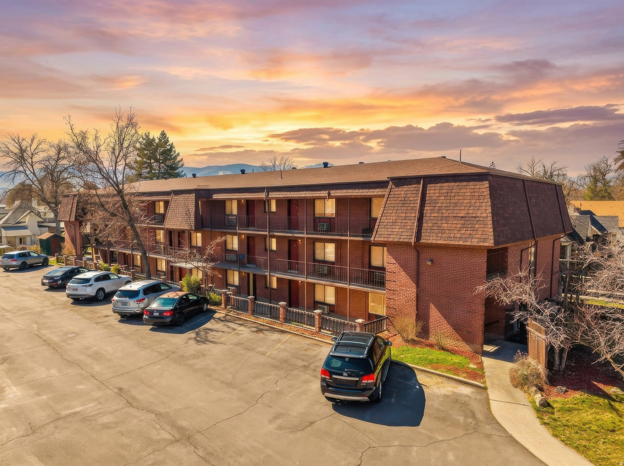 Attractive 21unit apartment complex featuring a mix of 1, 2, and studio units. Many units have been refreshed with new carpet and VLP flooring. A new pitched roof was installed just two years ago, supporting longterm durability. Ideally located near BYU and Center Street, the property enjoys strong rental demand, low vacancy, and stable yearly leases. Rents have room to grow, and onsite coinoperated laundry provides added income. Clean, wellcaredfor units make this a standout opportunity in Provo's rental market.  APOD Available.  Square footage figures are provided as a courtesy estimate only and were obtained from Utah County Recorder.  Buyer is advised to obtain an independent measurement.