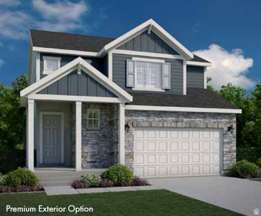 Welcome to this beautifully finished Palmdale home offering modern style and energy-efficient living. The kitchen features white laminate cabinetry, sleek quartz countertops, and stainless steel gas appliances, perfect for everyday living and entertaining. Flooring throughout includes durable laminate hardwood, vinyl tile, and plush carpet for comfort in all the right places. The home is built with 9-foot basement foundation walls and enhanced with can lighting and dedicated Christmas light outlets for added convenience. Energy-efficient options include a tankless water heater to support lower utility costs. Thoughtful design details shine with Craftsman base and casing and elegant two-tone paint throughout. The owner's bathroom offers a polished retreat with cultured marble shower surrounds and brushed & satin nickel hardware, completing this well-appointed, move-in-ready home.