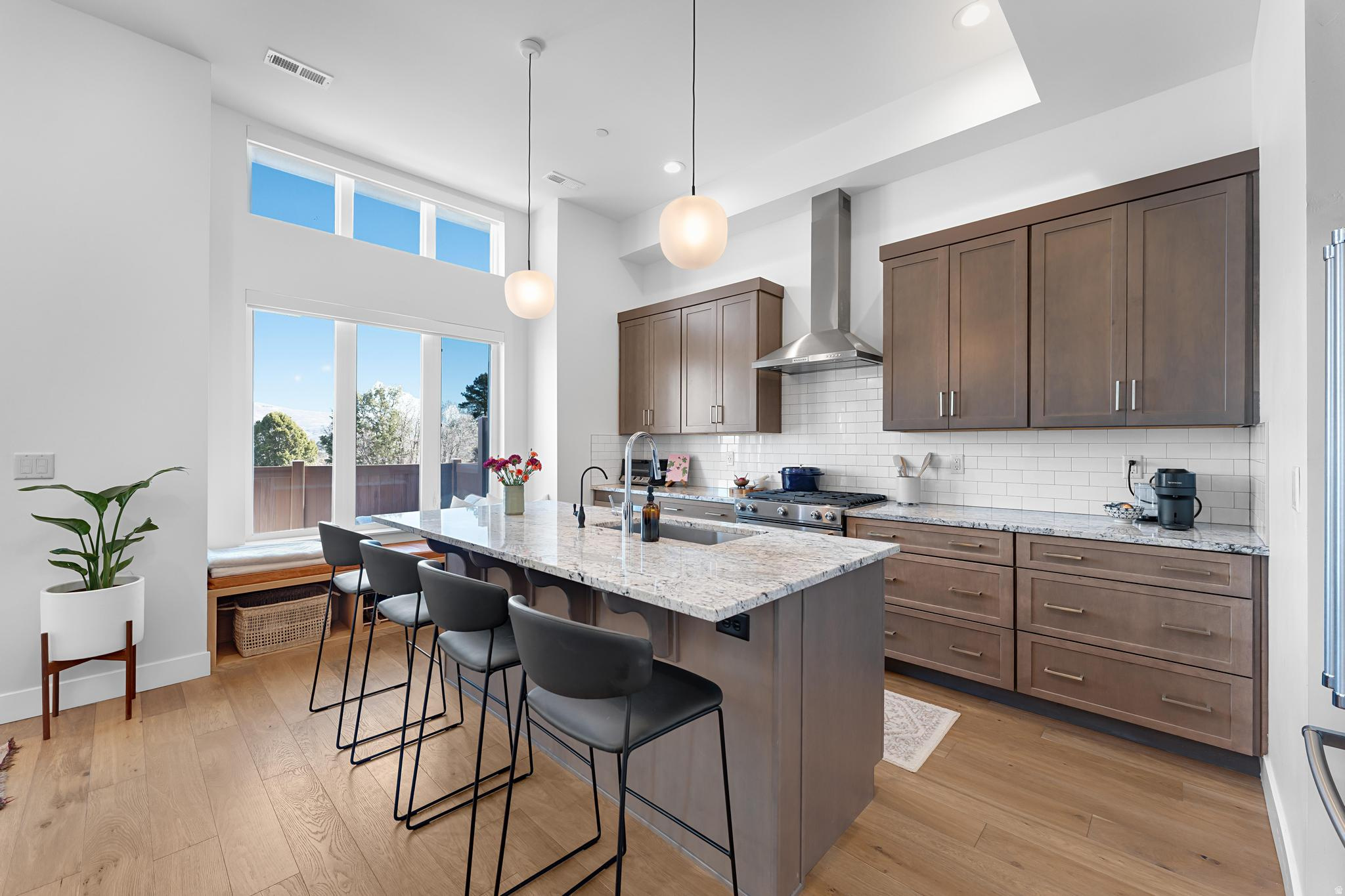 25K LISTING PRICE DROP! Seller is motivated, schedule a showing and make an offer~ This is what you've been waiting for~ Come home from a hike or a day on the nearby bike trails while overlooking ALL of the mountain and Woodward Ski and Bike Resort views right from your backyard patio! Fenced in space for you, family, friends, and your pets to relax and watch the sunrise or the beautiful colorful sky turn as the sun sets. Vaulted ceilings with excellent natural light from the east into the great room and primary bedroom/bath. Upgraded wood floors throughout, granite and quartz countertops, gas range, cozy up and set the mood after a long ski day, full-home smart* controlled lighting and window shades, RO water system, 220 electric car outlet, extra under stairwell storage space with room in the garage to build in more. Built-ins have been added to the kitchen and guest room for added comfort. The community of Discovery Ridge is vibrant with sidewalk paths, a grass dog park, manicured mountain bike paths and hiking trails that all back up to the 1000+ acre Toll Canyon. Discovery Ridge is located in the Park City School District. Park City Mountain Resort and Canyons Resort are only minutes away, with SLC International and SLC downtown just a 25 minute drive. Don't miss out on this wonderful opportunity with extraordinary VIEWS VIEWS VIEWS, schedule your showing today.