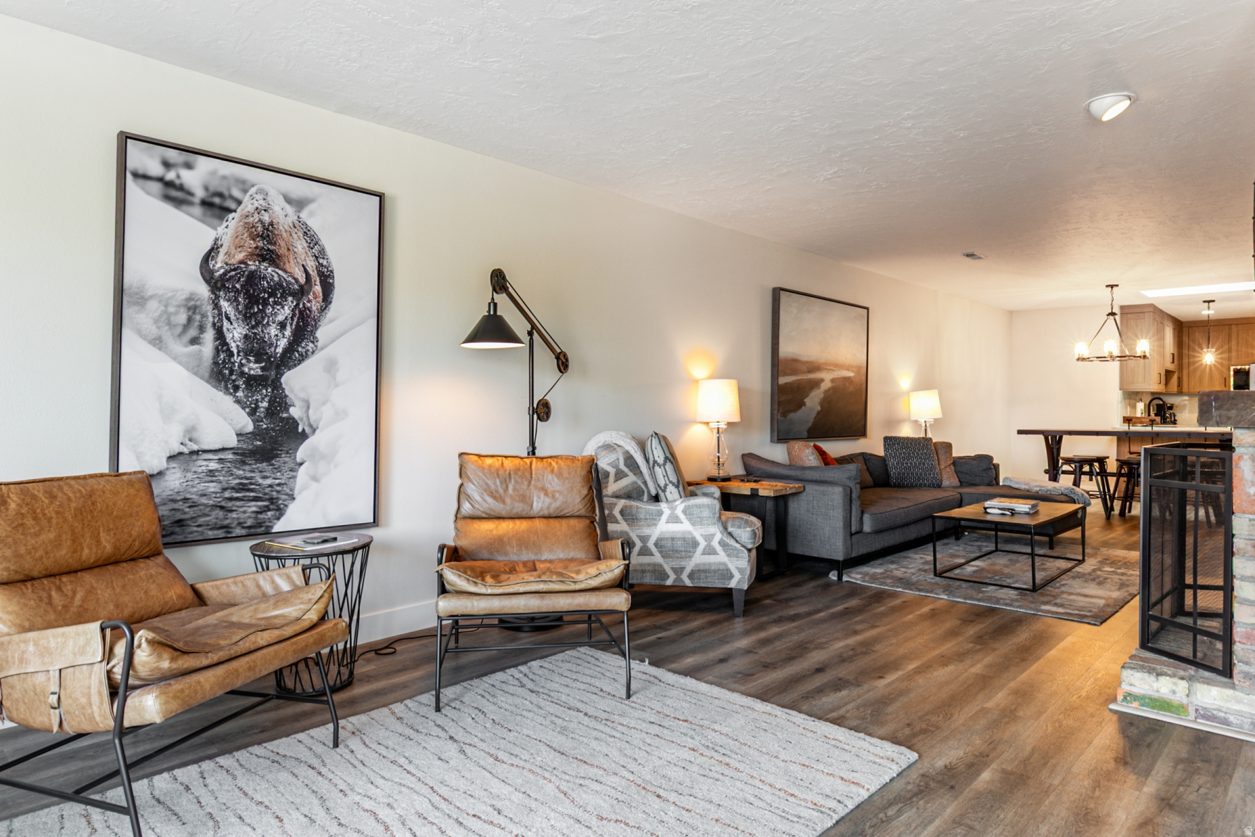 This completely remodeled, top floor penthouse condo sleeps eight people comfortably with ample space to stretch out after a great day of skiing, hiking or shopping on Main Street, Park City. The seller has completely renovated everything! This includes new flooring throughout, new kitchen appliances, cabinets and granite countertops, new lighting everywhere, new modern bathrooms with walk-in showers and stand alone tub in the master bath. Brand new beautiful designer furniture compliment the ambiance of the condo while you can also enjoy a nice deck with views of the mountains and PC hill. There is a cozy gas fireplace, a new 60 inch Flat screen TV and a nice dinning table to enjoy family meals. The development has a nice firepit, a hot tub that is open year round and a seasonal pool. The HOA fees pays for EVERYTHING! All utilities, internet, cable, water and sewer are all paid for. There are no out of pocket expenses other than taxes and personal insurance. Also the HOA is very well situated with ample reserves and plans for upgrading all of the interior spaces, such as the hallways and such. without any expense to the owners. You must see this beautiful condo to appreciate all it has to offer.