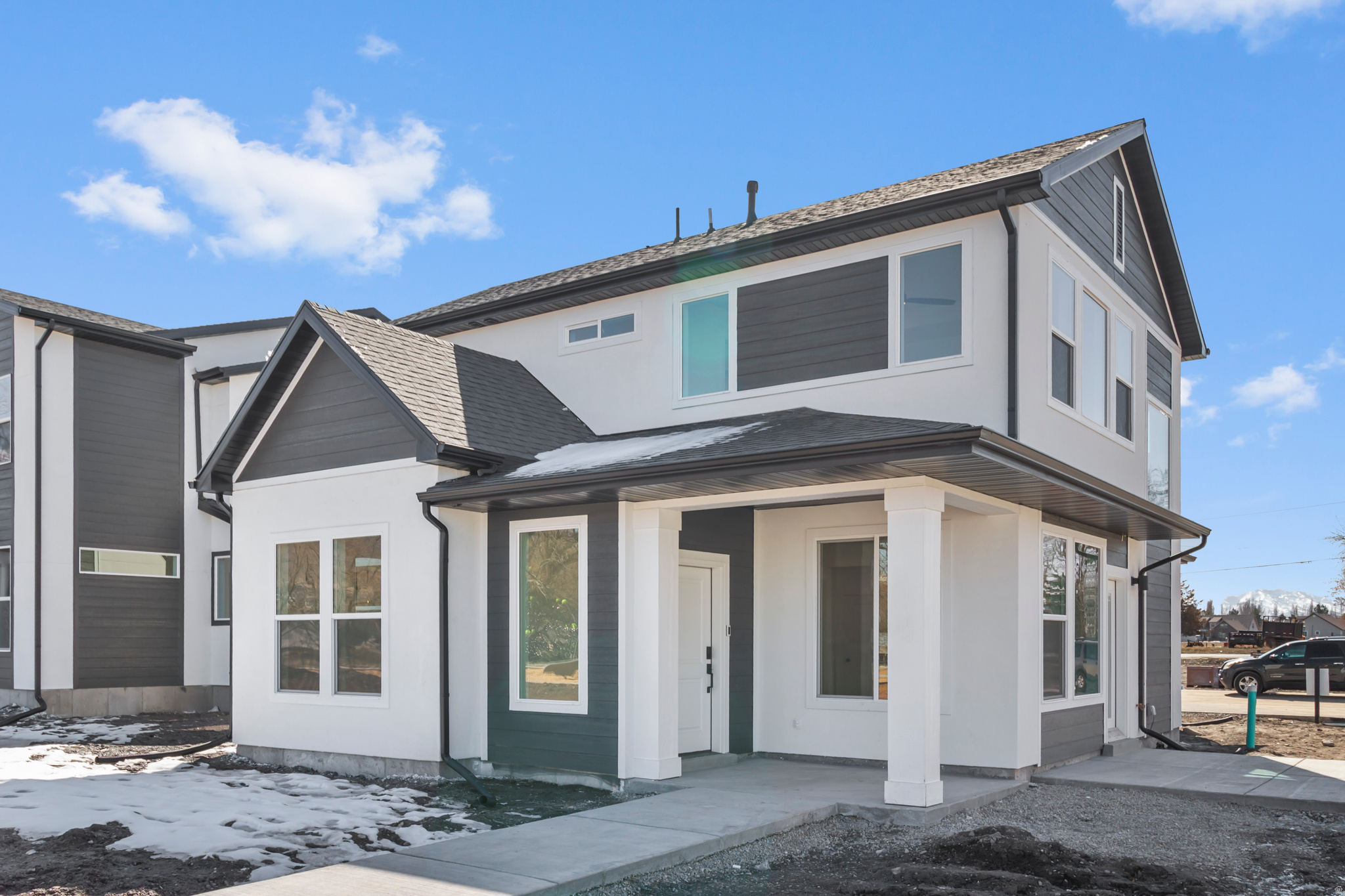 VALUE VALUE VALUE! Brand new, new build, in Nibley within Ridgeline High School Boundaries. Say hello to the Boxwood in Ridgeline Park. This already built home features a wide variety of features that make it POP. It is a two-story dream, tons of natural light throughout, a unique tandem garage, and a kitchen to drool over--it is amazing! This floor plan has 3 bedrooms and 2.5 bathrooms with a flex room on the main floor, a primary bedroom upstairs that feels like a greenhouse with all the natural light coming in, and a very spacious bathroom/closet space. Blinds are included, with full landscaping. The list goes on and on. Functional space throughout! Ridgeline Park is an area that sells itself, with intentional thought to community togetherness; the walkability speaks volumes. In the heart of Nibley city, with a future 18-acre city park coming nearby (Already under construction!) and existing amenities already in place, come take a look for yourself! *Photos of home are not of the actual home and are just for representation*