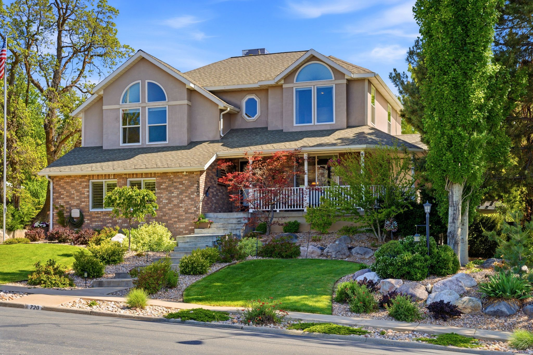 Step into this beautifully maintained and thoughtfully designed multi-level home, offering both character and functionality. The gourmet custom kitchen is a true centerpiece, featuring high-end appliances, built-in ice maker, abundant storage, and a spacious eat-at bar that flows seamlessly into the semi-formal dining area. The extended family room with a cozy gas fireplace opens to a stunning backyard retreat complete with mature trees, a stone patio with built-in fireplace, in-ground trampoline, and an 8-person Bullfrog hot tub. With both attached and detached 2-car garages, exceptional storage throughout, and multiple gathering spaces, this home is designed for both comfort and connection. The spa-like primary suite offers double vanities, a dedicated makeup area, and a luxurious walk-in shower with dual heads and beautiful finishes. Ideally located on Bountiful's East Bench with convenient access to schools, shopping, dining, and freeway travel.