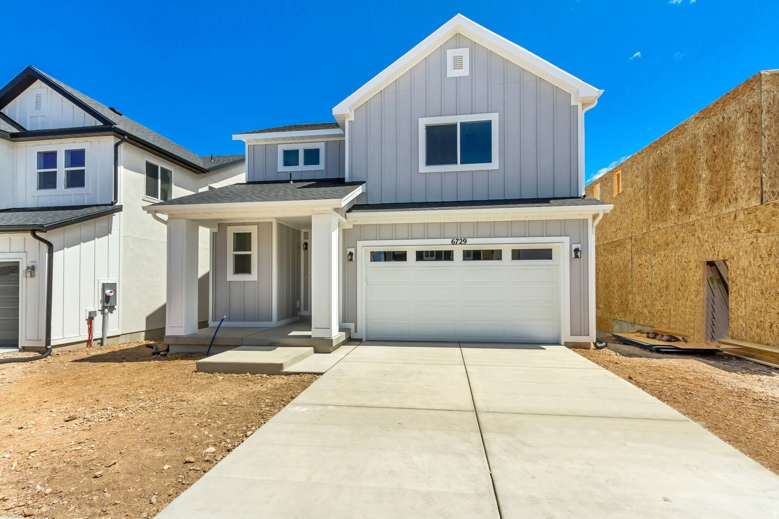 ***Rates as low as 3.75% Restrictions apply: Contact us for more information***Welcome to the Elm plan, a thoughtfully designed home offering 1,619 square feet of finished living space with 3 bedrooms and 2.5 bathrooms. The open-concept main level seamlessly connects the living, dining, and kitchen areas, creating a bright and functional space for everyday living and entertaining. The 10' sliding door in the dining area is a showstopper! Upstairs features a private primary suite with an en-suite bath and walk in closet, along with two additional bedrooms and a full bathroom and conveniently placed laundry room. A 708 square foot unfinished basement provides endless potential for future expansion or storage, making this home as versatile as it is inviting. This home also provides a unique opportunity with a walk out basement door. There are special lending promotions when using the builder's affiliated lender-check with agent for details.