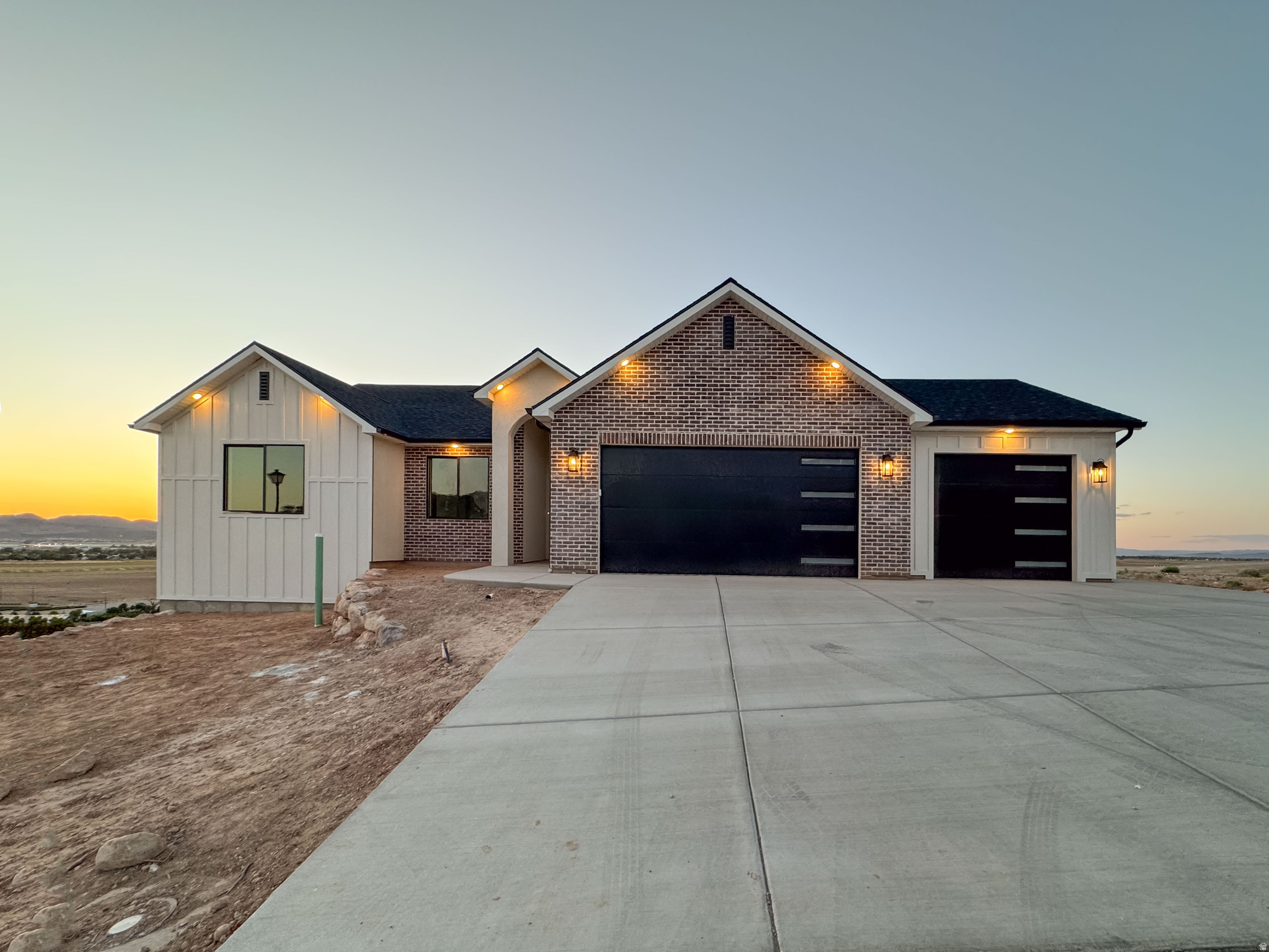 Perched high above Cedar City in sought-after Cimarron Heights, this brand-new showstopper delivers jaw-dropping views that are here to stay! With 4 bedrooms, 3 full baths, and room to grow in the unfinished basement with 9ft tall walls, this home blends style, space, and scenery perfectly. The bright open layout features custom cabinetry, quartz countertops, and a full stainless steel appliance package--including the fridge! Step outside to two oversized decks made for sunset lounging, entertaining, and soaking in the endless mountain and valley views. New construction, unforgettable views, and a location that truly rises above the rest! Special financing incentives from preferred lender, Including a FREE one-year rate buy down!