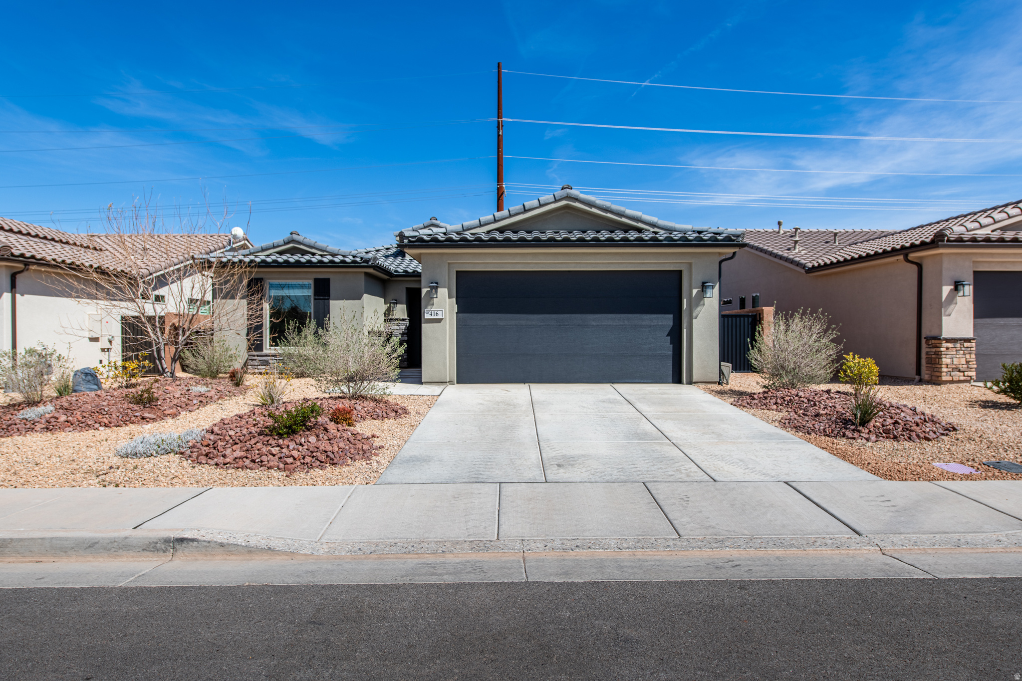 Like-new home in the desirable Brio community! Built by Cole West, the home features vaulted ceilings, 8 ft doors throughout, oversized shower in the primary bedroom, granite countertops, and soft-close cabinets and drawers. The kitchen shines with extra LED lighting, updated fixtures, backsplash, and a 5-burner gas stove--plus ALL appliances are included! Outside is a fully fenced, private backyard with an extra-large concrete pad, 12x20 shed, and 4' conduit already installed under the patio for easy future water or power access. Move-in ready---this one checks all the boxes!