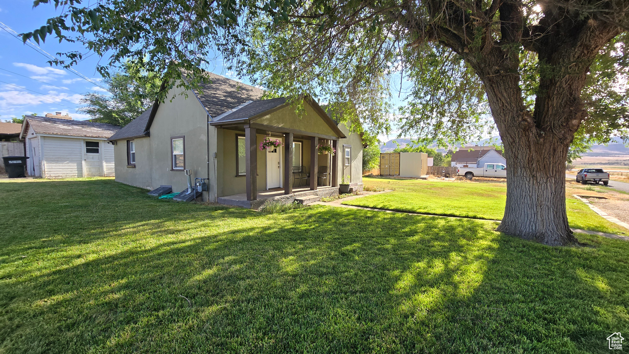 Beautifully remodeled home in charming Fountain Green! Enjoy new electrical, plumbing, furnace, water heater, roof, flooring, cabinets, and paint-truly move-in ready. Includes detached garage, RV pad, and all appliances. Relax on the covered porch or enjoy the .24-acre yard with mature trees and sprinklers. Small-town living just 14 miles from I-15 in Nephi-peaceful, convenient, and ready for you!