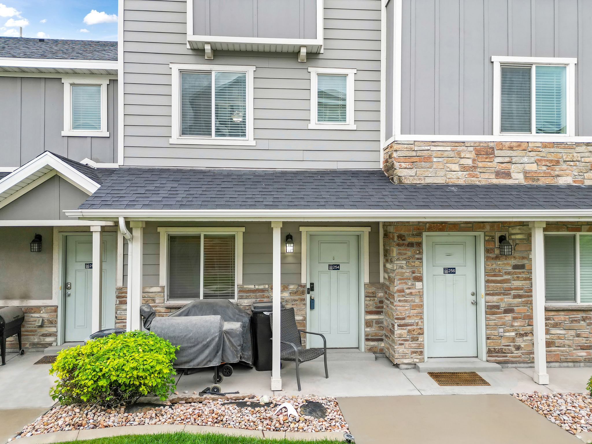 OPEN HOUSE SATURDAY 5/30/26 12:00-2:00 P.M. (Owners unable to show until then). Great location with easy access to the freeway, Front-Runner, movie theater, restaurants, and the new Topgolf. Just 10 minutes to UVU and 15 minutes to BYU. This townhome is a great fit for college students, families, or singles. Community amenities include playgrounds, basketball and pickleball courts, pool, gym, and clubhouse.  Three levels, with two access points (front-door entry| back garage access, ). The middle level offers a spacious living room, half bath, kitchen, pantry with extra-deep shelving, and dining area. The third level includes 2 bedrooms, a full bathroom, and laundry, entrance level one bedroom, one bath.  Additional features include a one-car garage with added hose bib and lighting.  Square footage figures are provided as a courtesy estimate only and were obtained from county records. Buyer is advised to obtain an independent measurement.