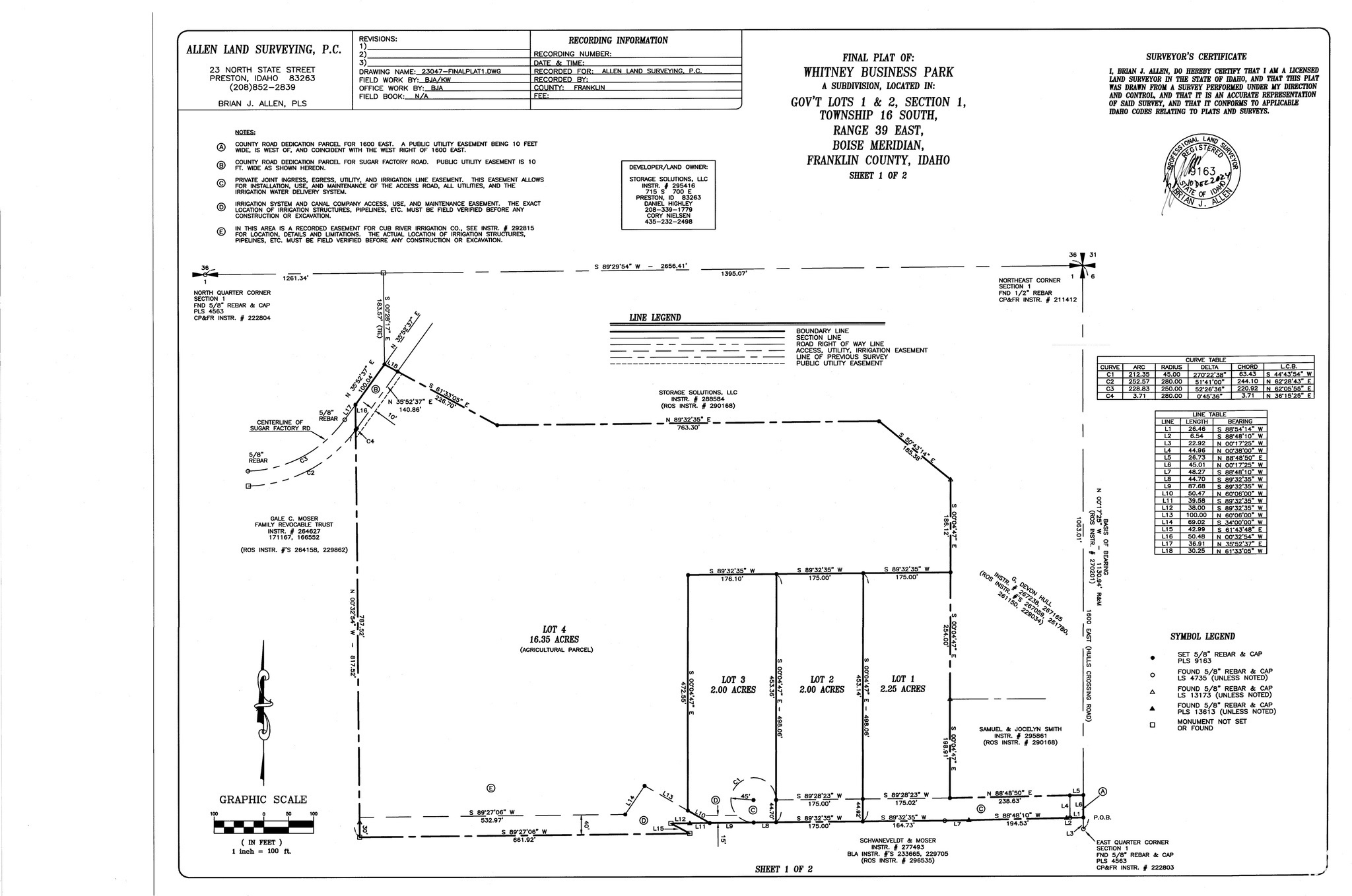 WHITNEY COMMERCIAL - Land
