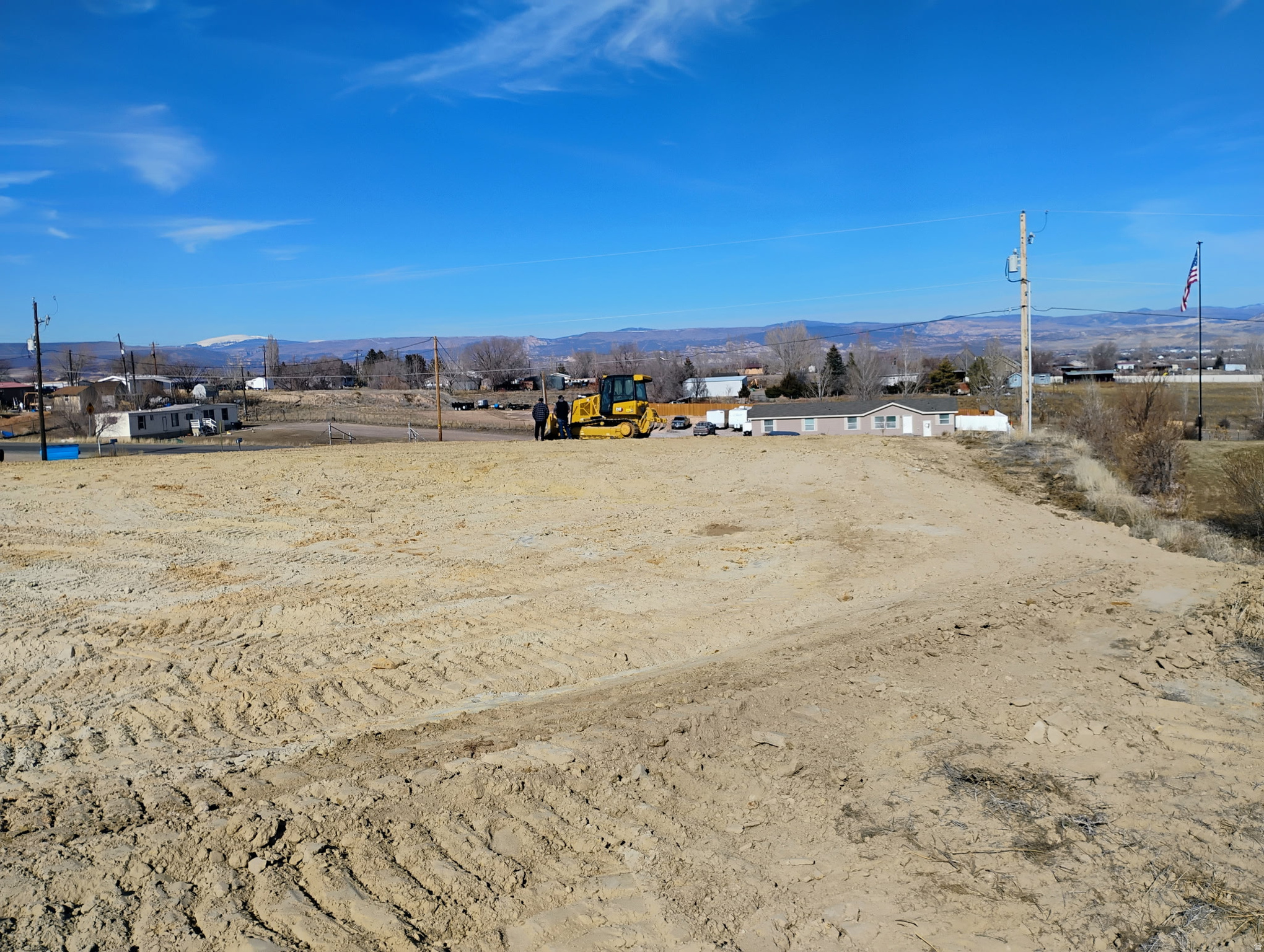 0.86 Acre Build-Ready Lot in Vernal with Mountain Views  Build your dream home on this 0.86-acre residential lot located at 80 E 4500 S in Vernal. This property has already been cleared and leveled, making it ready for construction and saving valuable time and expense. Enjoy a quiet setting with beautiful mountain and valley views, while still being just minutes from town amenities.  Plenty of space for a custom home, shop, garage, and outdoor living. Easy access with nearby utilities. Ideal for buyers seeking a buildable lot in the Uintah Basin. Water meter installed on site and septic approval letter good until Nov 2026. Buyer to verify all info. 9FQF+VG Vernal, Utah