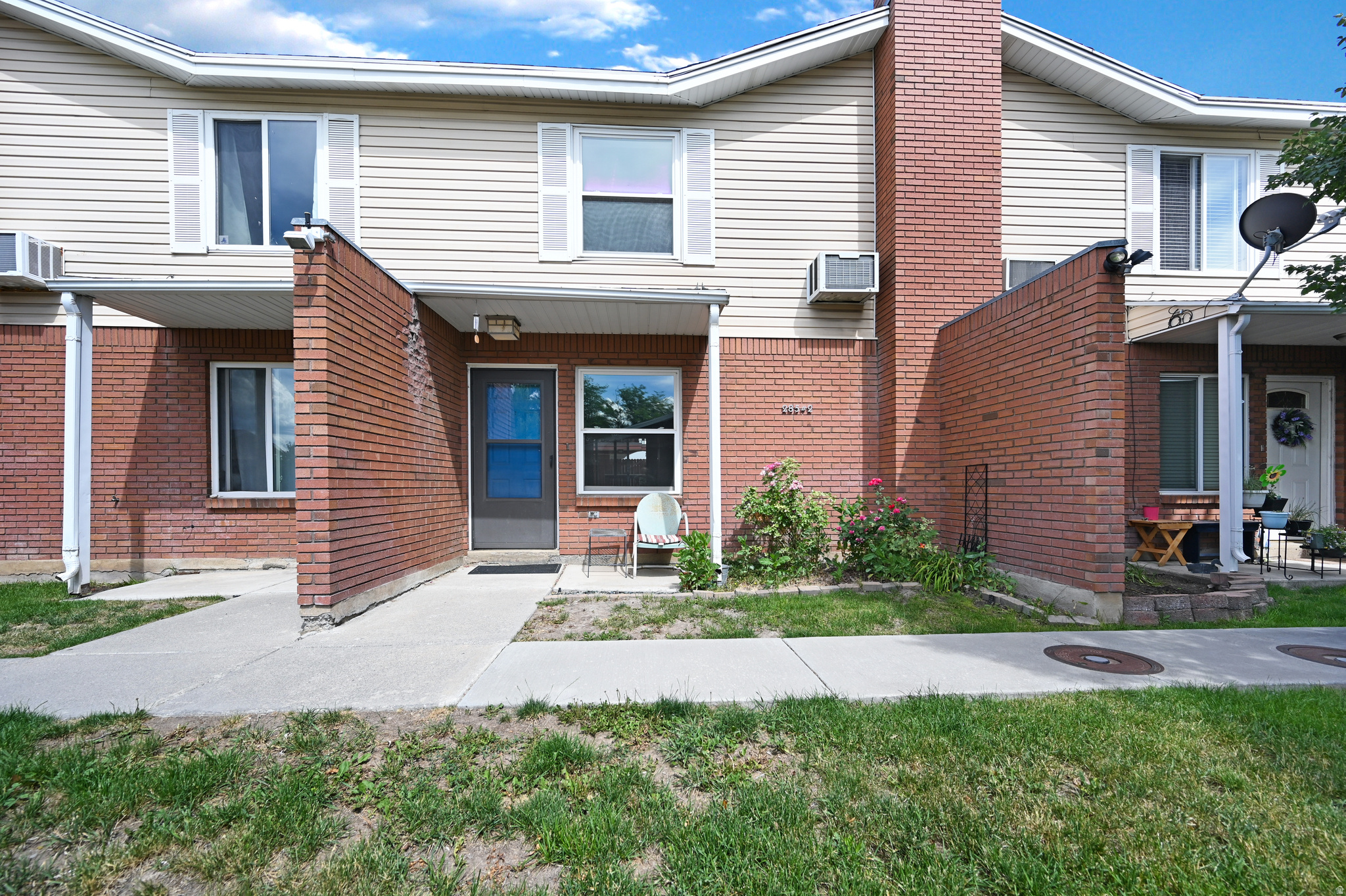 Looking for an affordable way into homeownership? This 2-bedroom, 1.5-bath townhouse is priced to move and ready for a new owner. The kitchen has been updated with granite countertops, new carpet runs throughout the home, and the bathroom features new laminate flooring. Fresh paint throughout gives the whole place a clean, updated feel.  All appliances are included - refrigerator, stove, microwave, dishwasher, washer, and dryer - so you can move in without the added expense of buying your own. Outside, you'll find a small fenced backyard and a carport for added convenience.