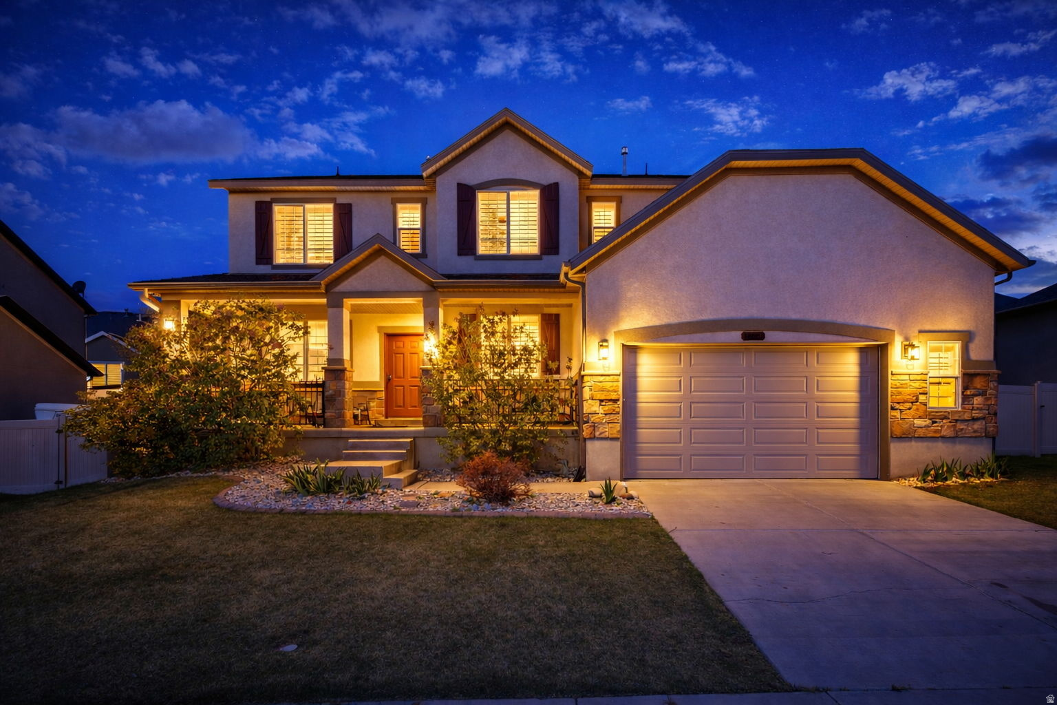PRICE IMPROVEMENT! Why buy new and start with an unfinished basement and dirt yard when this home is already complete and ready to enjoy? Spacious 7-bedroom home in Herriman's Rosecrest neighborhood with over 4,400 sq ft of living space. Vaulted ceilings and large windows bring in natural light throughout the main living areas. The kitchen features granite countertops, double ovens, and ample space for daily living and entertaining. The primary suite offers a generous layout with en-suite bathroom including dual vanities and walk-in closet. Additional features include central vacuum, whole-home surround sound, water filtration system, humidifier, radon mitigation system, and cold storage. Oversized garage provides room for parking and storage. Enjoy mountain views from the front porch and access to community amenities including a pool and clubhouse. Conveniently located near Mountain View Corridor for commuting. Energy Star certified. Square footage figures are provided as a courtesy estimate only and were obtained from appraisal. Buyer is advised to obtain an independent measurement.