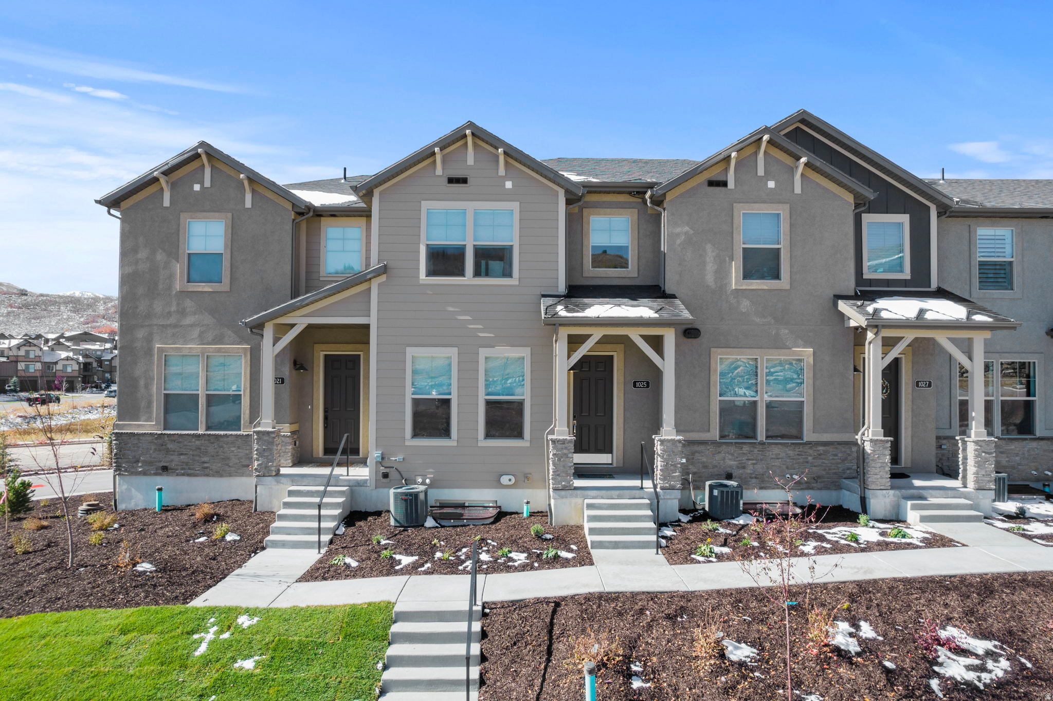 Breathtaking Hideout Townhome! This 4 bedroom 3.5 bath townhome is located just 5 minutes from Jordanelle Reservoir, 9 minutes from Main Street Park City, 12 minutes from Deer Valley East and 35 minutes from SLC International Airport. This well kept unit features an open floor plan, modern electric fireplace, large eat in kitchen, gas range, quartz counter tops, and extra large pantry. The master bedroom in located on the second floor with upgraded barn door, and large walk in closet. There are two additional bedrooms and full bathroom and the laundry is on this level as well. The lower level has the 4th bedroom and is en-suite. There is a large walk out patio off of the kitchen perfect for BBQs and taking in the view of the mountains. The HOA has approved nightly rentals with a 3 night minimum. The property can be sold fully furnished to start your STR business off with ease. Owner is a licensed Real Estate Agent in the state of Utah.