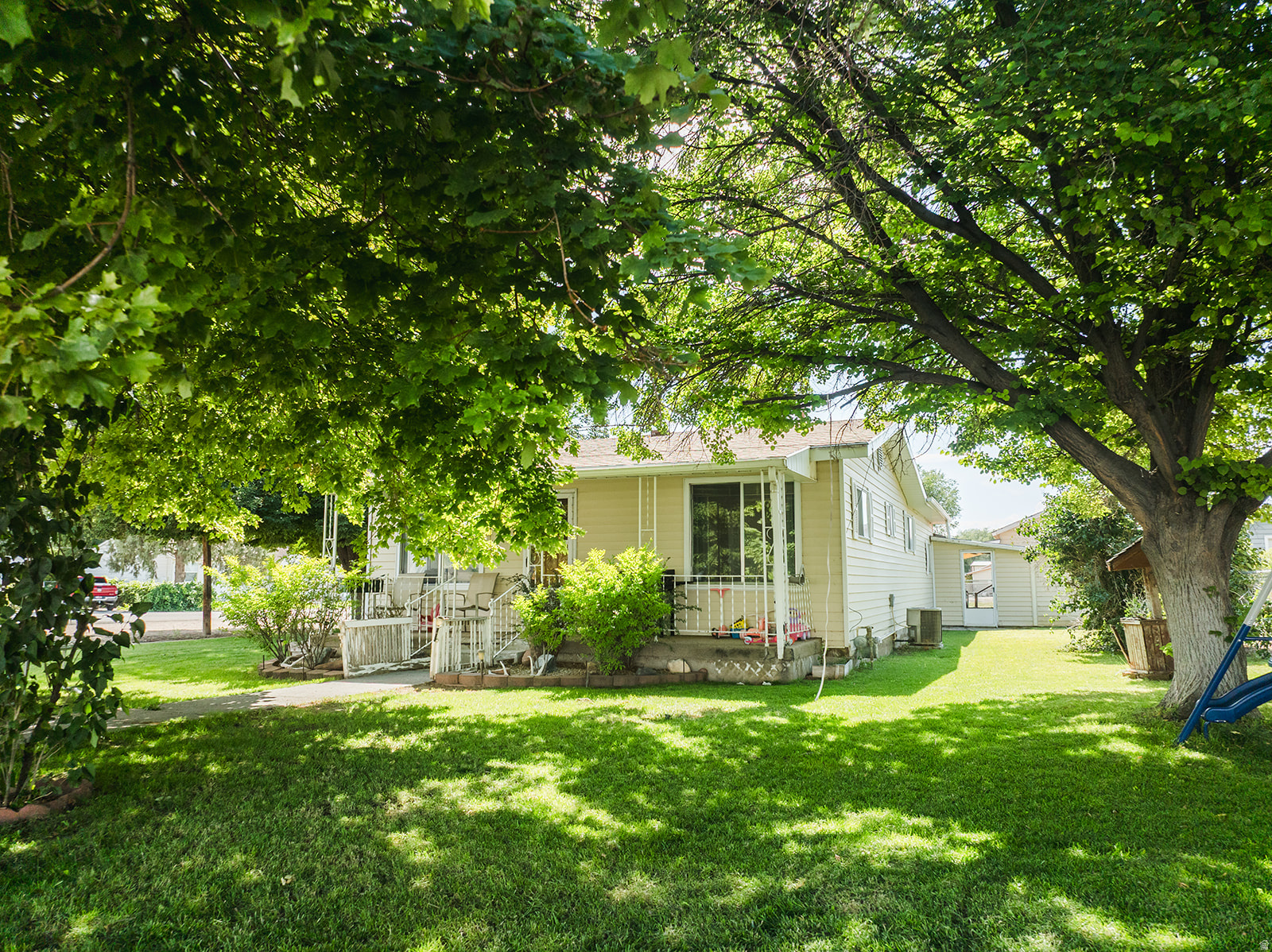 This charming 3-bedroom, 1 bath home sits on a desirable corner lot, giving you extra room, added privacy, and a standout curb appeal. Inside, you'll find a comfortable layout that's perfect for first time home buyers, downsizers, or anyone ready to enjoy the relaxed pace of small town living. Outside, the attached garage offers plenty of room for vehicles, storage, hobbies, or your next workshop project.  Square footage figures are provided as a courtesy estimate only and were obtained from Millard County Records.  Buyer is advised to obtain an independent measurement.