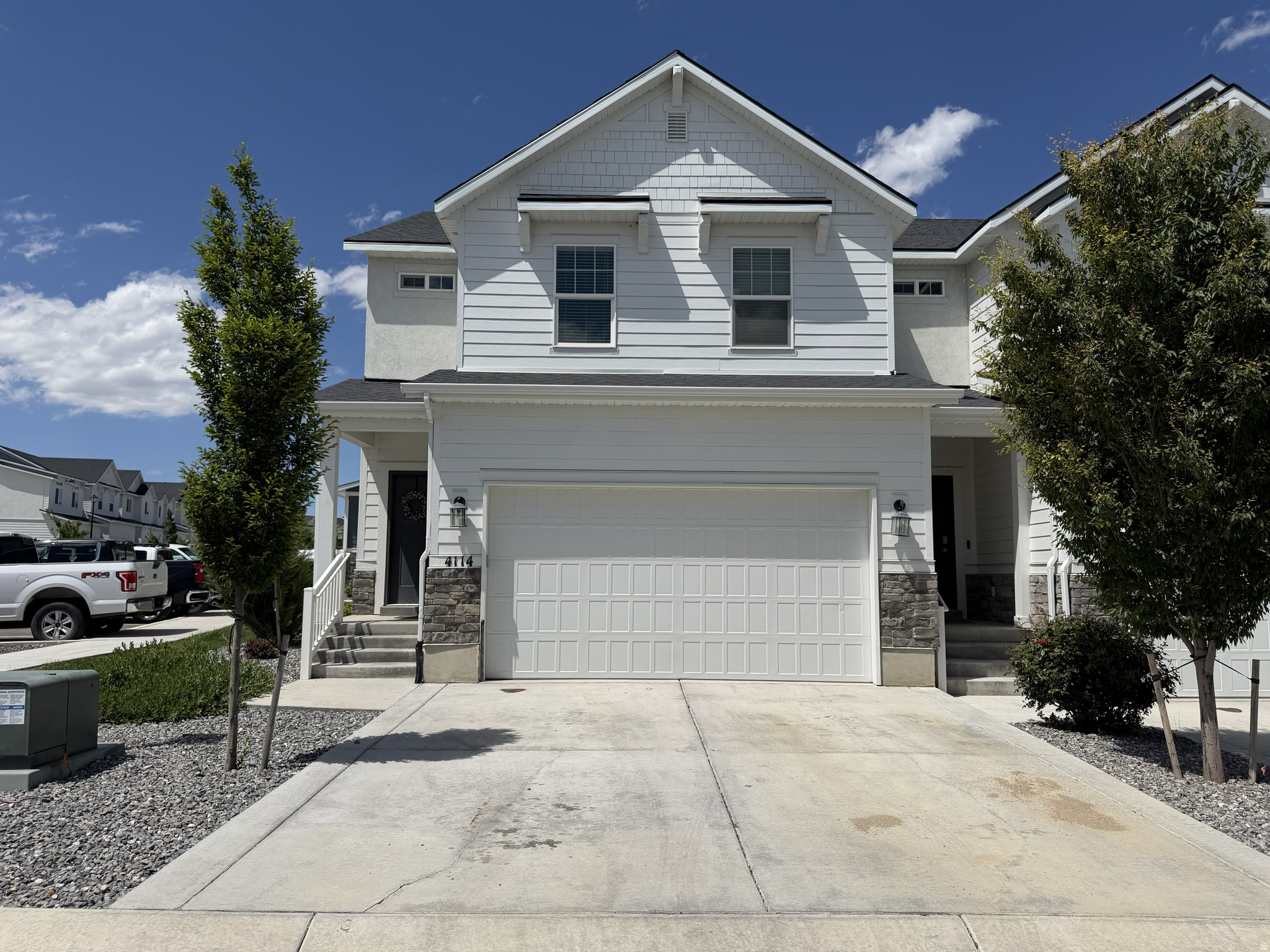 LOCATION!!! This great Lehi end unit townhome offers 2,395 sq ft across three thoughtfully designed levels, this beautifully maintained residence delivers modern comfort in a great location. On the main floor, enjoy an open-concept layout featuring 9-foot ceilings, an oversized island, upgraded solid-surface countertops, and premium cabinetry-perfect for daily living or entertaining. The lower level includes a versatile flex room ideal for a home office, workout space, or media setup. Upstairs, the primary suite features a generous walk-in closet and ensuite bath, complemented by two additional bedrooms and a full bath. This home stands out as one of the best values in the area, offering quality, space, and convenience at a compelling new price point. Located just minutes from Silicon Slopes, shopping, dining, and outdoor recreation, it offers the perfect blend of lifestyle and location. Don't miss this opportunity-homes like this don't last. Buyer/Broker to verify all.