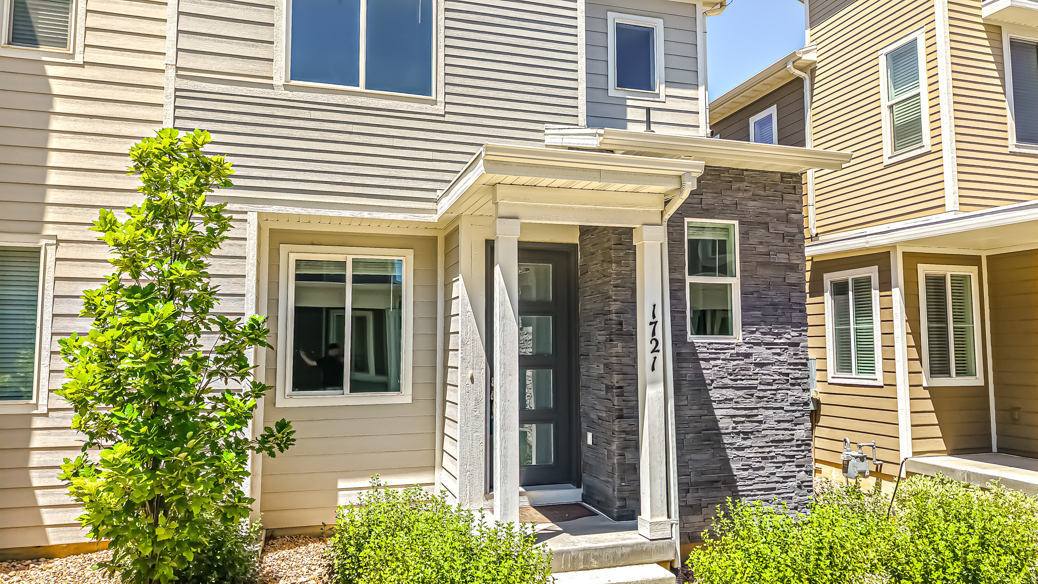 Be sure to click the tour button to view the 3D tour! This stunning twin home shows like new and has been beautifully maintained throughout. Bright, open, and thoughtfully designed, the home features 9-foot ceilings and 8-foot doors on both levels, numerous recessed lights, and upgraded railings that give the space a clean, elevated feel. The kitchen offers white cabinetry, granite countertops, and a functional layout that opens nicely into the main living area.  The spacious primary suite includes a walk-in closet, double vanity, and a walk-in tile shower. Large glass doors lead to a covered patio, creating the perfect space to relax and enjoy the peaceful setting. Built with quality and efficiency in mind, this home includes a tankless water heater, high-efficiency furnace, and 2x6 exterior walls. The finished and painted two-car garage adds even more convenience.  Perfectly situated on the north end of Payson near the Salem/Payson border, this home offers a desirable location near a nature reserve, walking trails, shopping, dining, freeway access, the future UVU campus, and the new Payson Parkway freeway exit. Located within the Salem Jr. High and Salem Hills High School boundaries, this home is clean, move-in ready, and truly stands out from the competition.