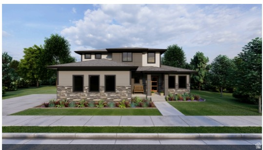 Edgeworth Floor Plan.   Promotion:  Add a full unfinished basement for half price at $28,500!  This modern home provides natural light in every corner. Upon entering the home, you can choose to have a bedroom or office off the main entry.  The great room has a vaulted ceiling, that is open to the upstairs, and is surrounded by windows.  The kitchen has an abundance of cabinets and a large walk-in pantry. The owner's bedroom is located on the main floor.  It has a large walk-in closet, private toilet room, and a spacious shower and tub area, that is perfect for relaxing.  This home can also include a full basement.    If you choose to include a basement you could  have three additional bedrooms, a full bathroom, a family room, several storage rooms, and a cold storage room. Choose from a Farmhouse, Craftsman, Prairie, Modern, Mtn. Rustic, or Simple Traditional exterior.  Call today to start customizing your new home!  Edgeworth Floorplan (olobuilders.com) Selected options: Dining Bump Covered Patio Appliance Package 2 ( Dbl. Oven, Cooktop, & Hood) Pantry Cabinets Owner's Bath A Side Load Garage 3rd Car Garage Prairie Elevation (Side Load Garage)  Call for details!