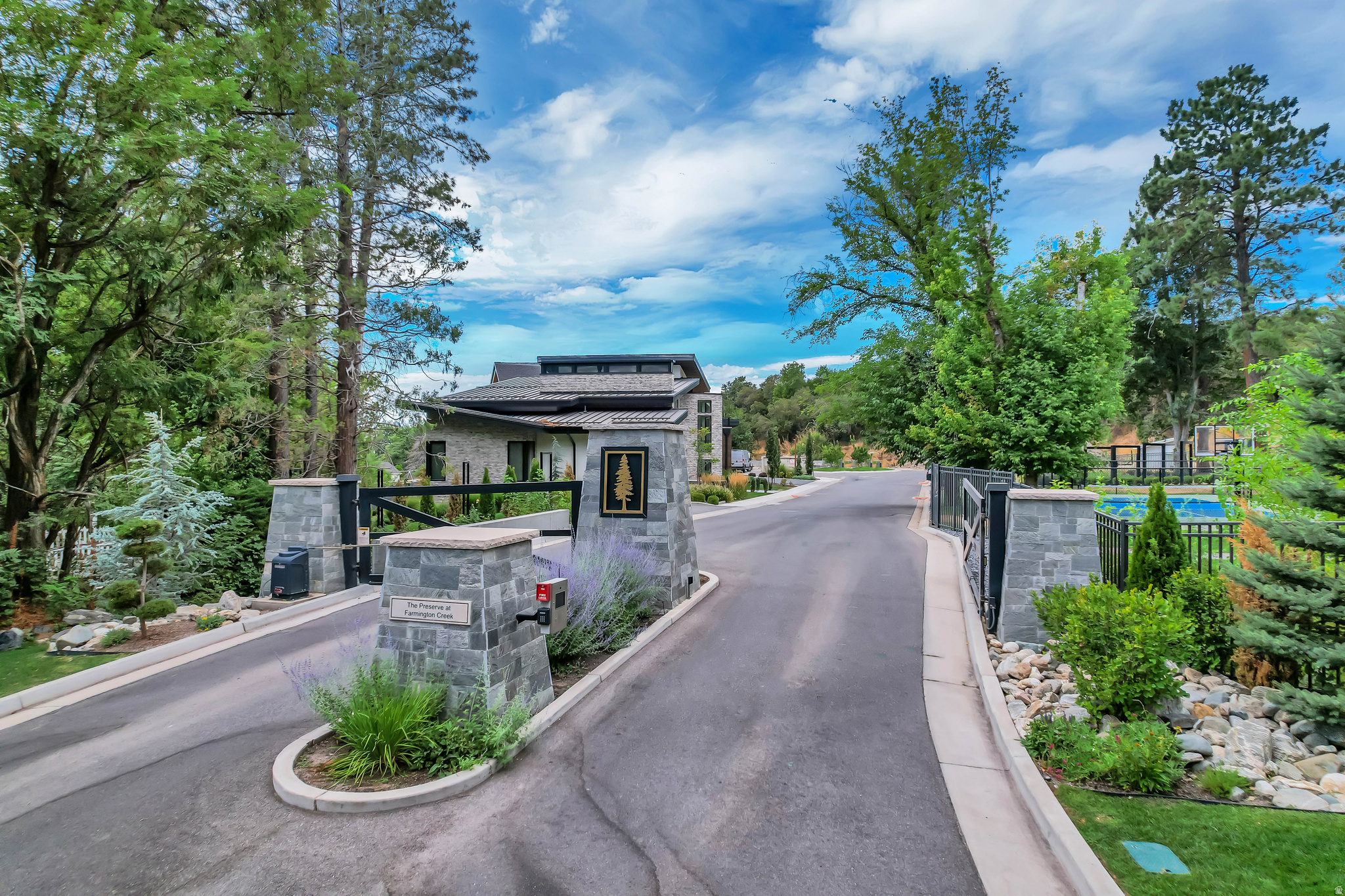 Luxury Lot! - A MUST SEE ! A beautiful gated community in a quiet cul-de-sac with incredible views of the mountains and valley. Mature trees and beautiful landscape.  Luxury home site, ready to build! Shared amenities include: pool, restrooms, shower, pickle-ball /basketball court, BBQ pavilion, fireplace, covered lounge area and walking path next to magnificent cedar trees and creek. Private access to Farmington Pond, hiking/biking trails.  HOA : The preserves at Farmington Creek Owners Assoc. Fee: $250/month CC&Rs and Plat map available upon request to qualified buyers