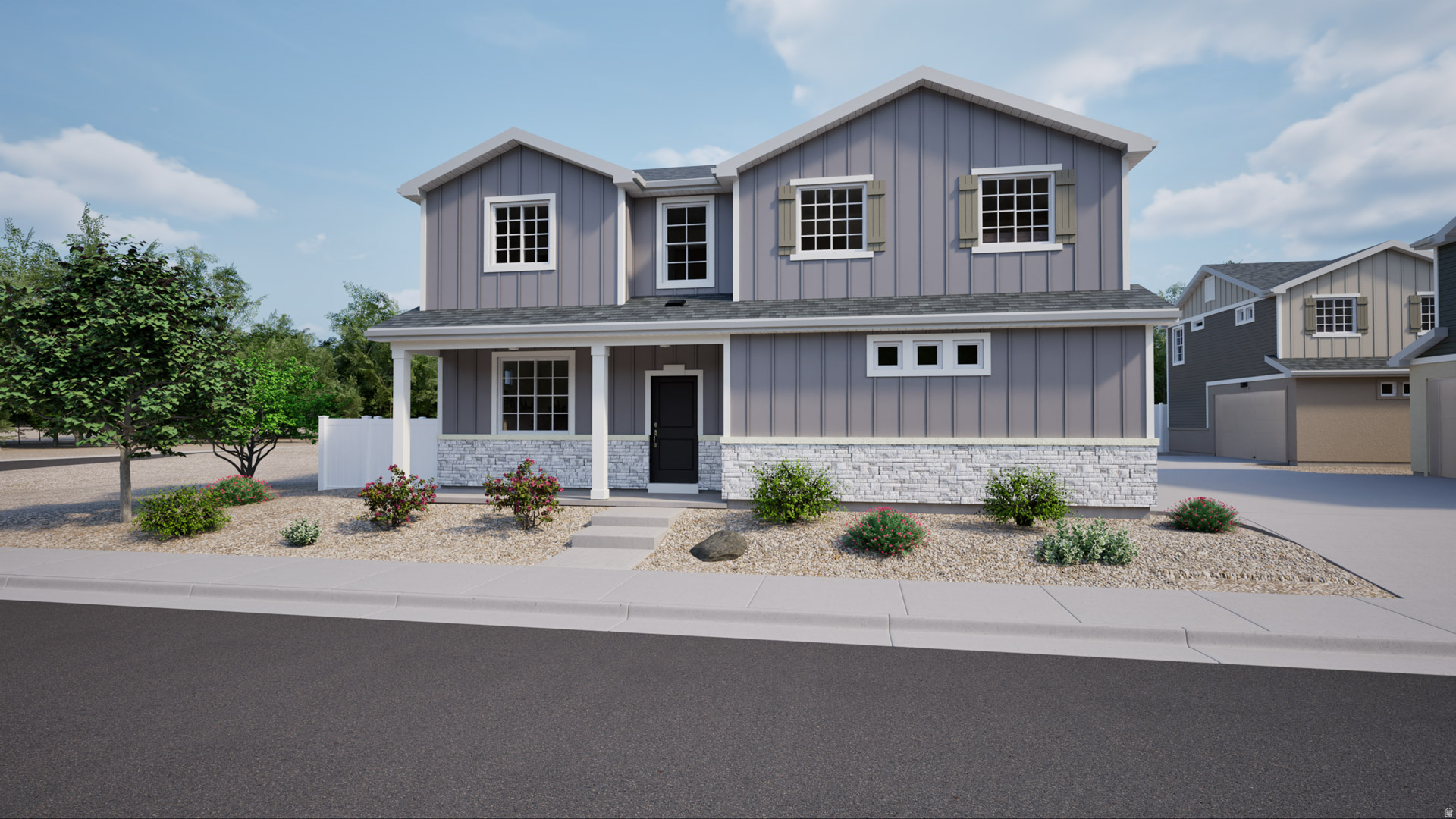 New "Selma" floorplan, "Porchlight" collection in our Master Planned Wander Community. It features open great room, kitchen with large eat around island and second floor with spacious bedrooms including large primary bedroom with spa shower and spacious walk-in closet. Many large windows wrap around staircase allow for lots of natural light. (Photos are of another home in another community. Selma Homesite 252)