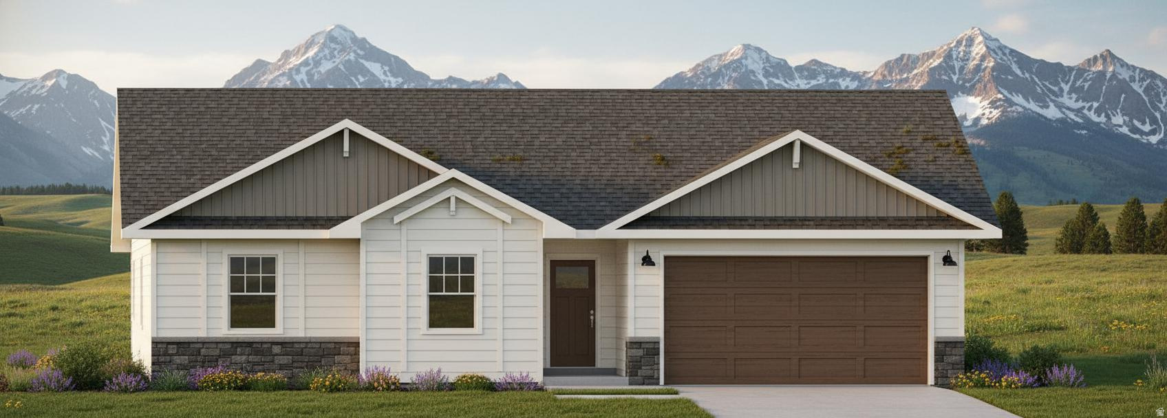 Brand New Construction!  Option to finish the basement for additional cost.  Plenty of room for your Animals and your Toys.