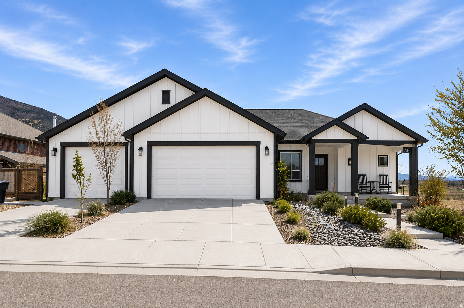 Stunning custom home tucked up Ephraim Canyon in one of the area's most desirable neighborhoods, offering incredible views of both the valley and surrounding mountains. This thoughtfully designed property features 4 bedrooms and 2.5 bathrooms in the main home, plus a fully separate ADU, creating flexibility for a variety of living situations. The main level is designed with accessibility and ease in mind, featuring step-free entry from the garage, wide open living spaces, and a beautifully finished roll-in shower. With a bedroom conveniently located on the main level and three additional bedrooms downstairs, the layout offers both comfort and functionality. No expense has been spared in this high-quality build, with elevated finishes and intentional design throughout that make the home feel both beautiful and practical. The ADU is completely separate with its own garage and entrance, making it ideal for rental income, guests, or multigenerational living. Built beneath the garage with a suspended slab, this space offers excellent privacy while maintaining durability and thoughtful construction. Situated on a fully landscaped, low-maintenance lot, the property also features mature fruit trees including apple, peach, and cherry. Enjoy the peaceful canyon setting, breathtaking views, and the versatility this property has to offer.
