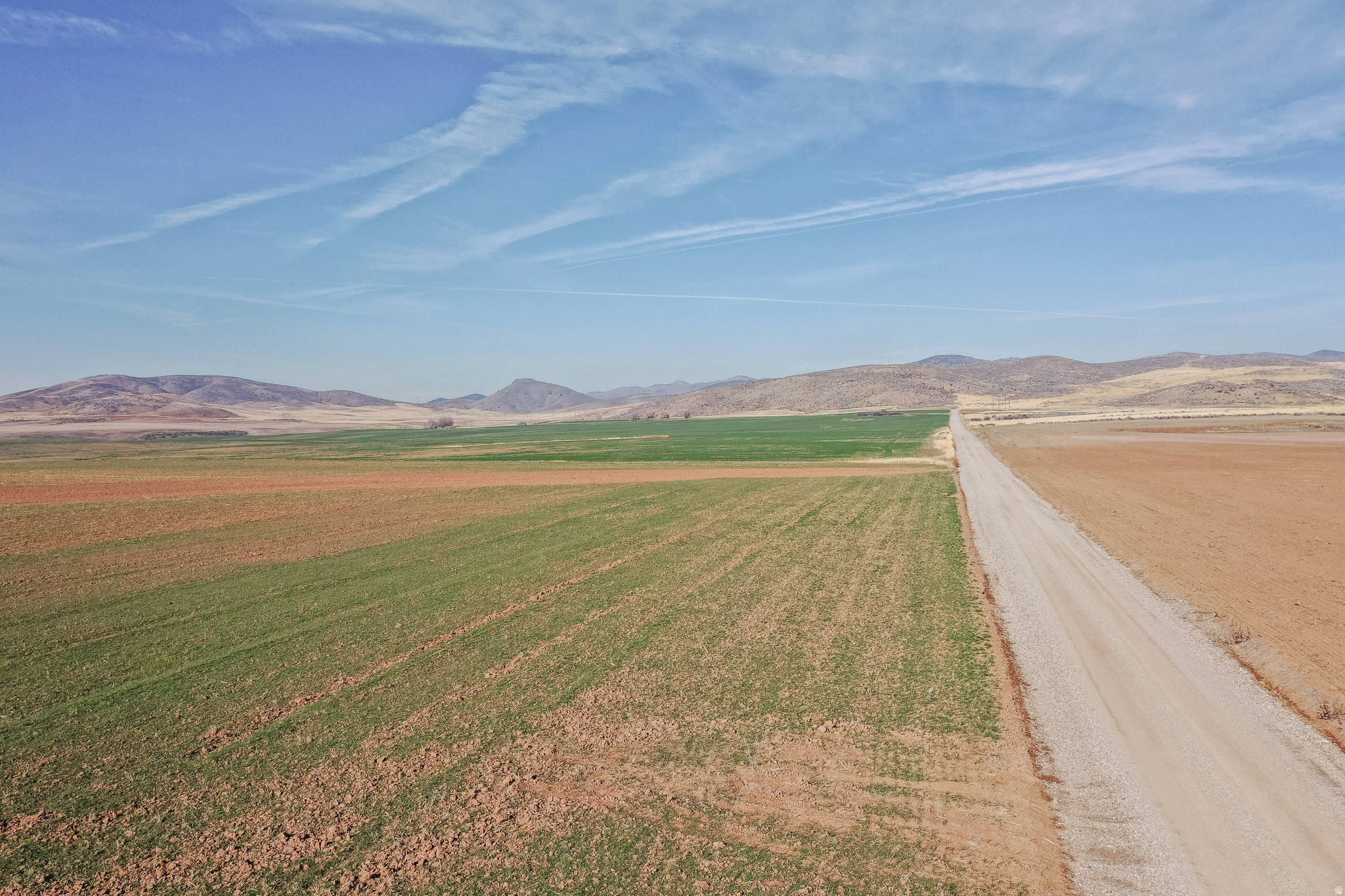Act now and you can harvest the 590 acres of fall wheat! Good production dry farm property, most planted in fall wheat. The seller has a water right and well that could be purchased in addition and some of this property could be turned into irrigated farm ground. Bids in hand for two 120 acre pivots. 1200 W runs through the property making it easily accessible to farm. This is part of a larger listing under farm and ranch mls# 2136402