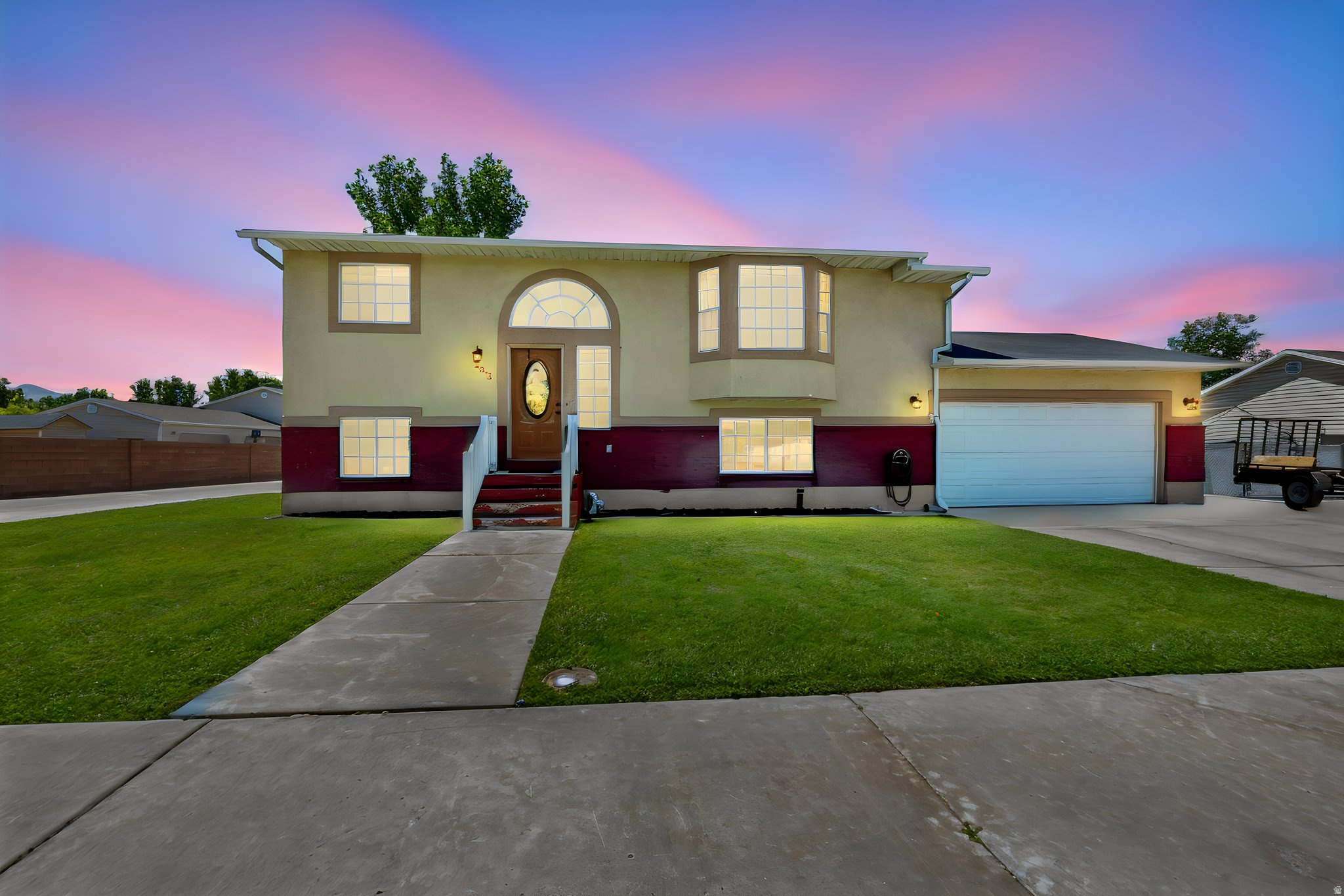 Don't miss this rare Provo gem !! Beautifully designed with a highly desirable floor plan, this spacious split-entry home offers 4 bedrooms, 2 full bathrooms and two full kitchens, creating endless possibilities for today's lifestyle. Whether you need space for extended family, guests or simply want extra flexibility, this home delivers. Enjoy a bright main level a functional lower level with private garage access, a large fully fenced backyard, an inviting deck and plenty of room to entertain both inside and out. Situated on a generous corner-style lot in a well stablished neighborhood close to schools, parks, shopping, restaurants and UVU & BYU.  Fast and easy access to I-15. Excellent value at $534,900. Homes with this layout don't come along often. Schedule your showing before it's gone !!
