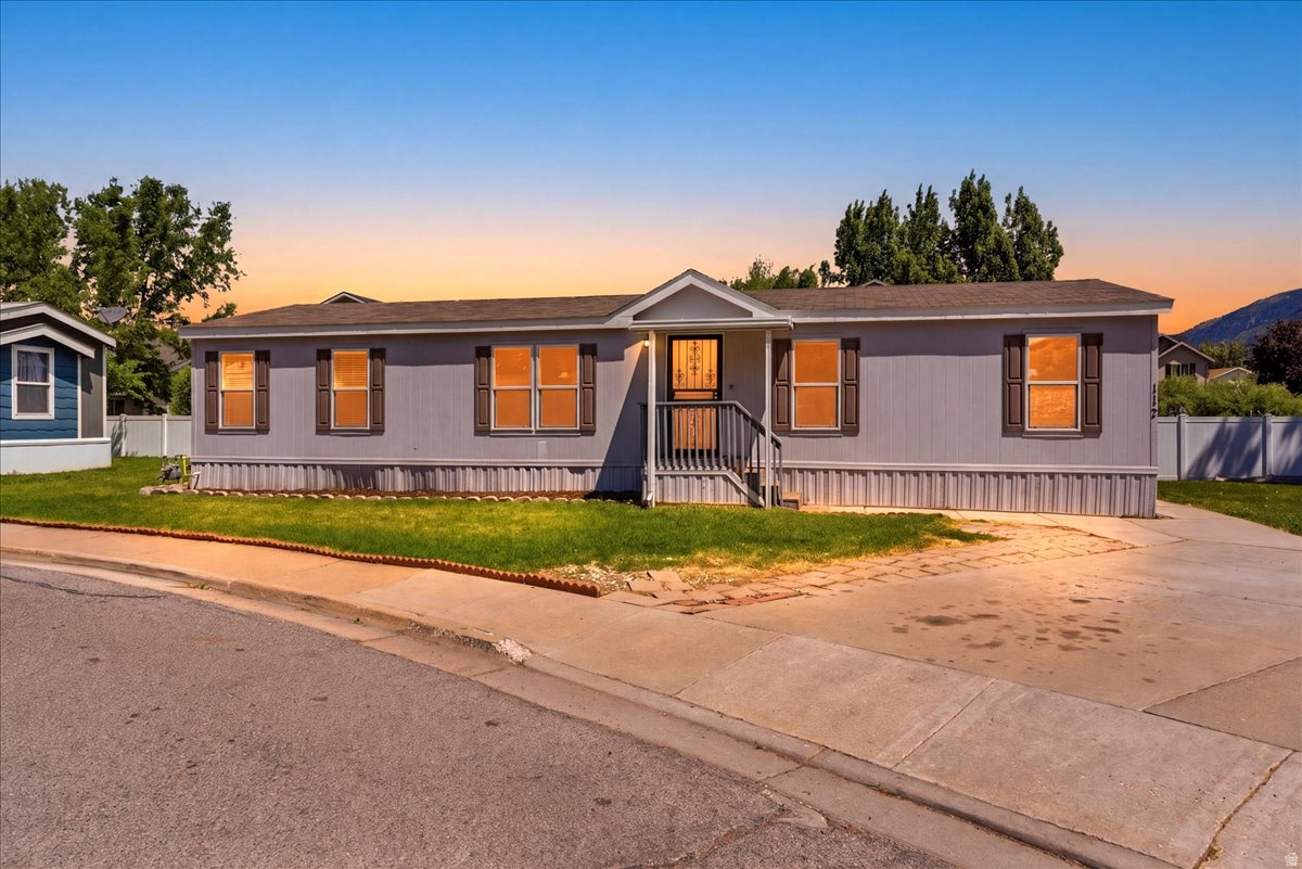 Built in 2012, this newly remodeled 4-bedroom, 2-bath manufactured home features an open floor plan and sits on a corner lot in a quiet cul-de-sac. Fresh paint and new flooring give the home a bright, like-new feel throughout. The spacious primary suite includes a private bathroom with separate tub and shower. Outside, you'll find a large lot with an additional storage shed for extra convenience. Don't miss the opportunity to see this home - be sure to check out the 3D tour above!
