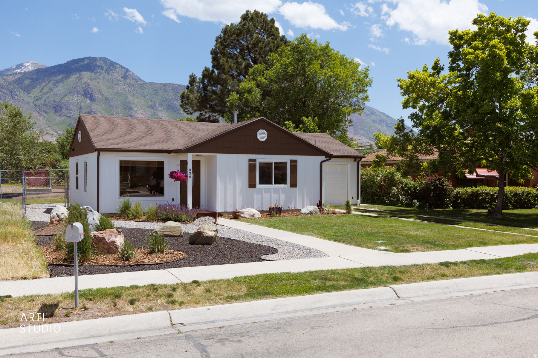 Location, Curb Appeal, and a full interior remodel! Any one of these things at this price point is a rarity. Finding all three at the same house? Well, let's just say your search is over. Welcome Home!   Perhaps most importantly, this home isn't a "flip". It's the result of purposeful updates over many years. Pride of ownership is an understatement, and you'll feel it from the moment you pull into the driveway. All new siding, a perfectly manicured yard, and an insta-worthy front door and porch will have you dreaming of life at 836N 700W where evening walks to the park and the Provo river trail are just 5 houses down the street!   As you walk in the front door, you'll find a wide open floor plan perfect for hosting. The living room is on your left and flows seamlessly through a dining area with the kitchen on your right. Speaking of the kitchen, you'll get quality cabinetry, lots of counter-space, and newer appliances with plenty of natural light pouring in from the kitchen windows. There's even a breakfast nook or peninsula making the kitchen a full-on hang out spot! As you head back to living and dining area, you'll be pleased to find abundant natural light pouring through the west-facing picture window. It's the perfect spot to kick back and watch the game, visit with company, or just party with the family. Both bedrooms are on the back of the house and have great views of the yard! The bedrooms, like the rest of the house, have hard surface floors (goodbye allergies!) and the master boasts heated flooring!   The back yard, keeping with the style of the front yard, is the perfect blend of zero-scaping and traditional lawn to give you the lowest upkeep possible while still allowing for running around the yard with pets and kids. Better yet, you'll never run out of space thanks to a large shop/shed perfect for toys and tools!   This is a Prime Provo opportunity! Schedule your showing today and get ready to fall deeper in LOVE with all that this home has to offer.