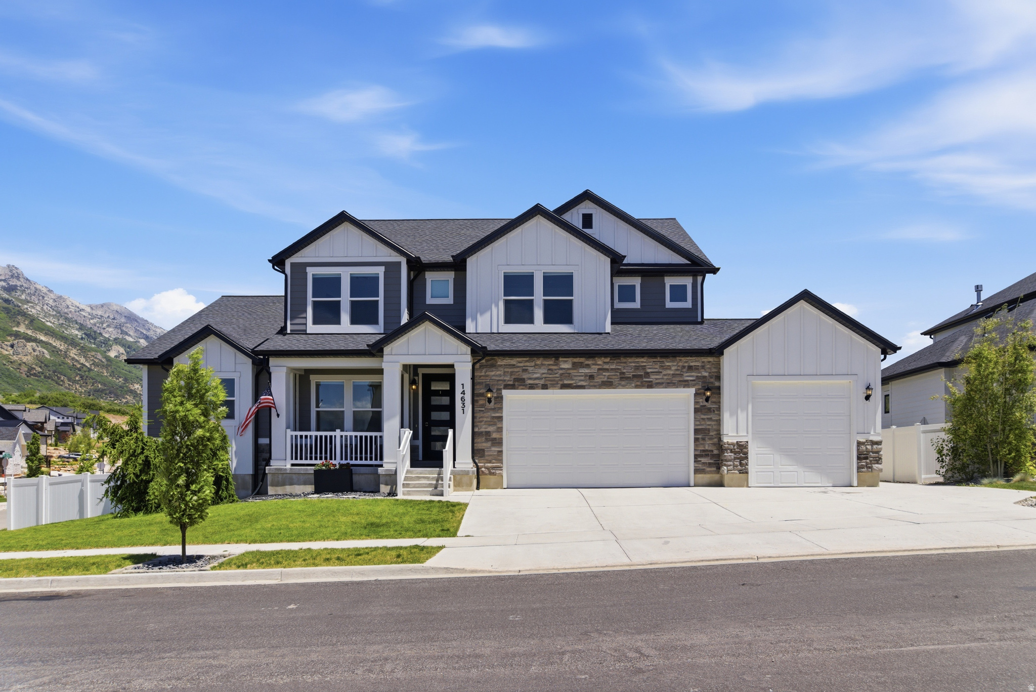 Mountain living, Draper convenience, and trail access that makes every day feel like a weekend.  Welcome to 14631 S Snow Leopard Lane, tucked high in Draper's Suncrest community-one of those rare mountain pockets where the views are big, the streets are quiet, and the lifestyle is anything but ordinary. Perched above the valley, this 4-bedroom, 3.5-bath home offers nearly 5,000 square feet of space to spread out, recharge, entertain, work from home, and enjoy the kind of Utah setting people move here for.  Life in Suncrest has a different rhythm. Morning coffee comes with mountain and valley views. Evenings feel calmer, quieter, and more removed from the rush below. Step outside and you are surrounded by open space, Gambel oak, ridgelines, fresh mountain air, and trail systems that turn a normal Tuesday into a sunrise hike, an after-work ride, or a spontaneous sunset walk.  Outdoor access is the star here. Draper is known for its massive trail network, and Suncrest sits right in the middle of the action. Nearby routes connect into some of the area's favorite hiking and mountain biking terrain, including Eagle Crest, Maple Hollow, Mercer Hollow, Vertigo, Levitate, Ann's Trail, and the broader Corner Canyon system. Whether you are into mellow walks, weekend exploring, or legit single-track sessions, this location delivers.  The best part? It feels tucked away without feeling disconnected. You get the quiet, scenic, mountain-top atmosphere of Suncrest while still having access back down to Draper, I-15, Silicon Slopes, Salt Lake County, and Utah County. It is private-feeling, peaceful, and adventure-ready, but still practical for real life.  With an unfinished basement, 3-car garage, newer 2020 build, and a setting that feels more like a retreat than a subdivision, 14631 S Snow Leopard Lane is more than a home. It is a launchpad for the life people picture when they think about living in Utah: elevated, active, beautiful, and just far enough above it all.