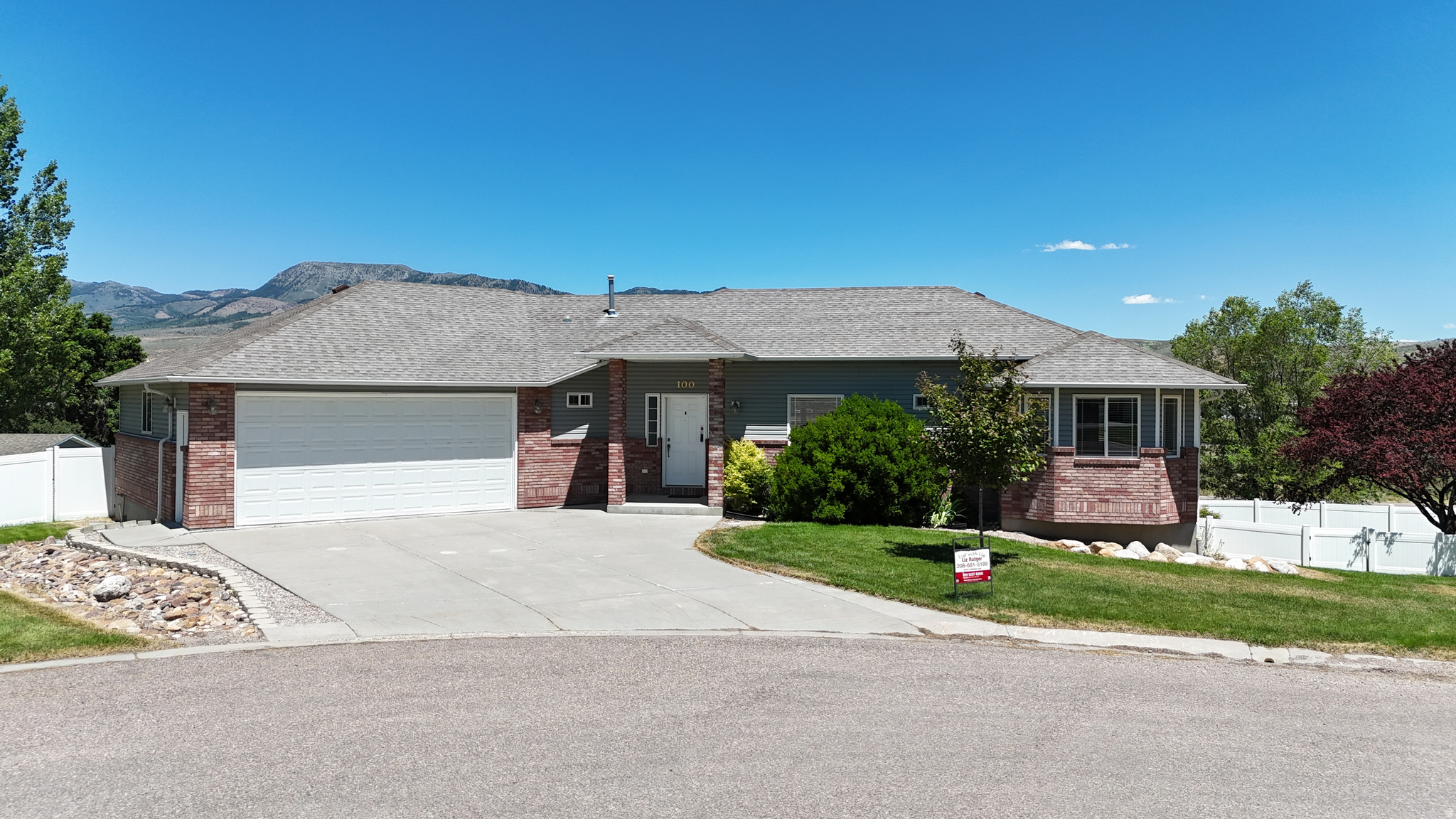 Beautiful McCammon home at the end of a quiet cul-de-sac with mountain views and no backyard neighbors, backing to city-owned land. Features include a wall of windows, Trex deck off the primary suite, alder cabinets, subway tile backsplash, pantry, main-floor laundry, and a bright walk-out basement with daylight windows, gas fireplace, and built-in desk. Situated on .38 acres with a fenced yard, sprinkler system, deep 2-car garage, and storage shed. A must-see!