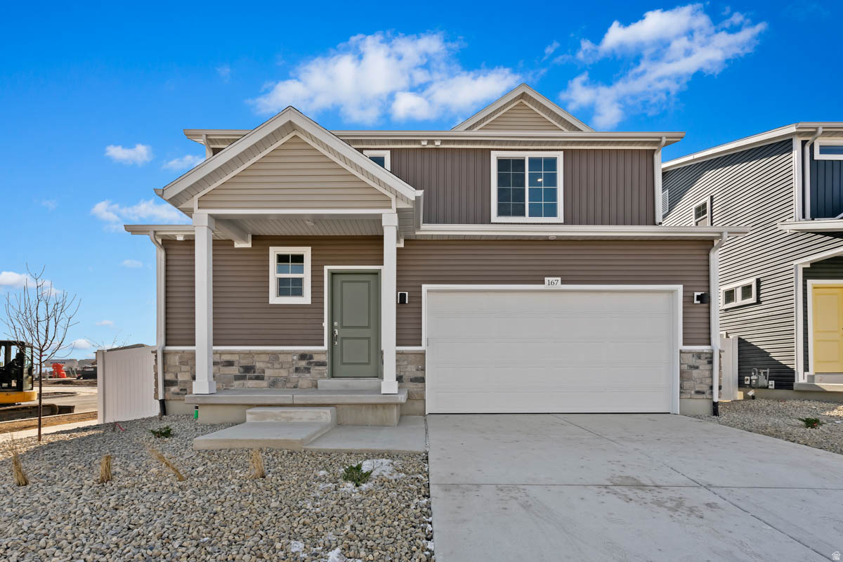 Ask about our low fixed rate financing available!  The "Espirit" Floorplan blends style with innovation in a home crafted for flexibility, affordability, and efficiency. This single-family Rambler home spans over 2,300 sq ft and offers 4 beds, 2.5 baths  and a 2-car garage. Washer Dryer, Fridge & Blinds included! There is still time to choose design selections! Call now for more information or to set up a time to visit the community! (Photos are of another home, same floorplan. Espirit Lot 118)