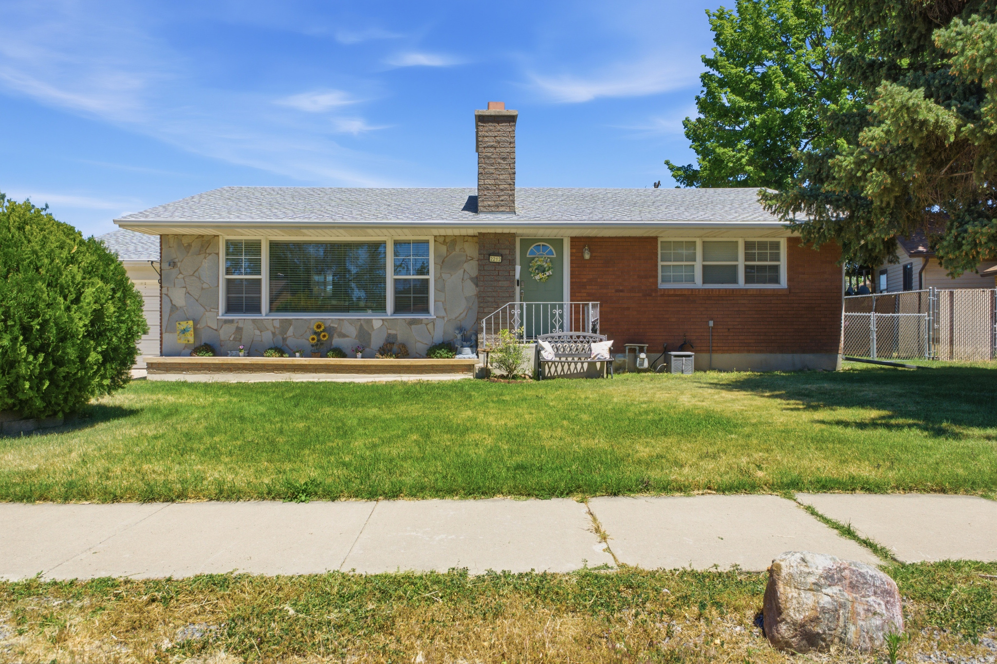 4 bed, 2 bath home in Roy with 2,508 sq ft built in 1955. Most of the home has been updated, excluding the kitchen, offering opportunity to add your own touch. Major systems replaced in 2024 including A/C, furnace, and water heater. Enjoy a covered patio, spacious yard with gazebo featuring 3 swings, fire pit area, and a large shed providing excellent storage. Great blend of updates, space, and outdoor living.