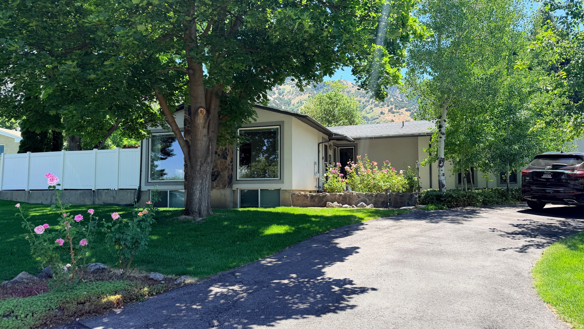 Providence UT North Bench 2,684 SF 4 bedroom 3 bath home with private fenced yard and great deck just off the kitchen. Two car garage and circle driveway. Fully finished basement. Quiet neighborhood.