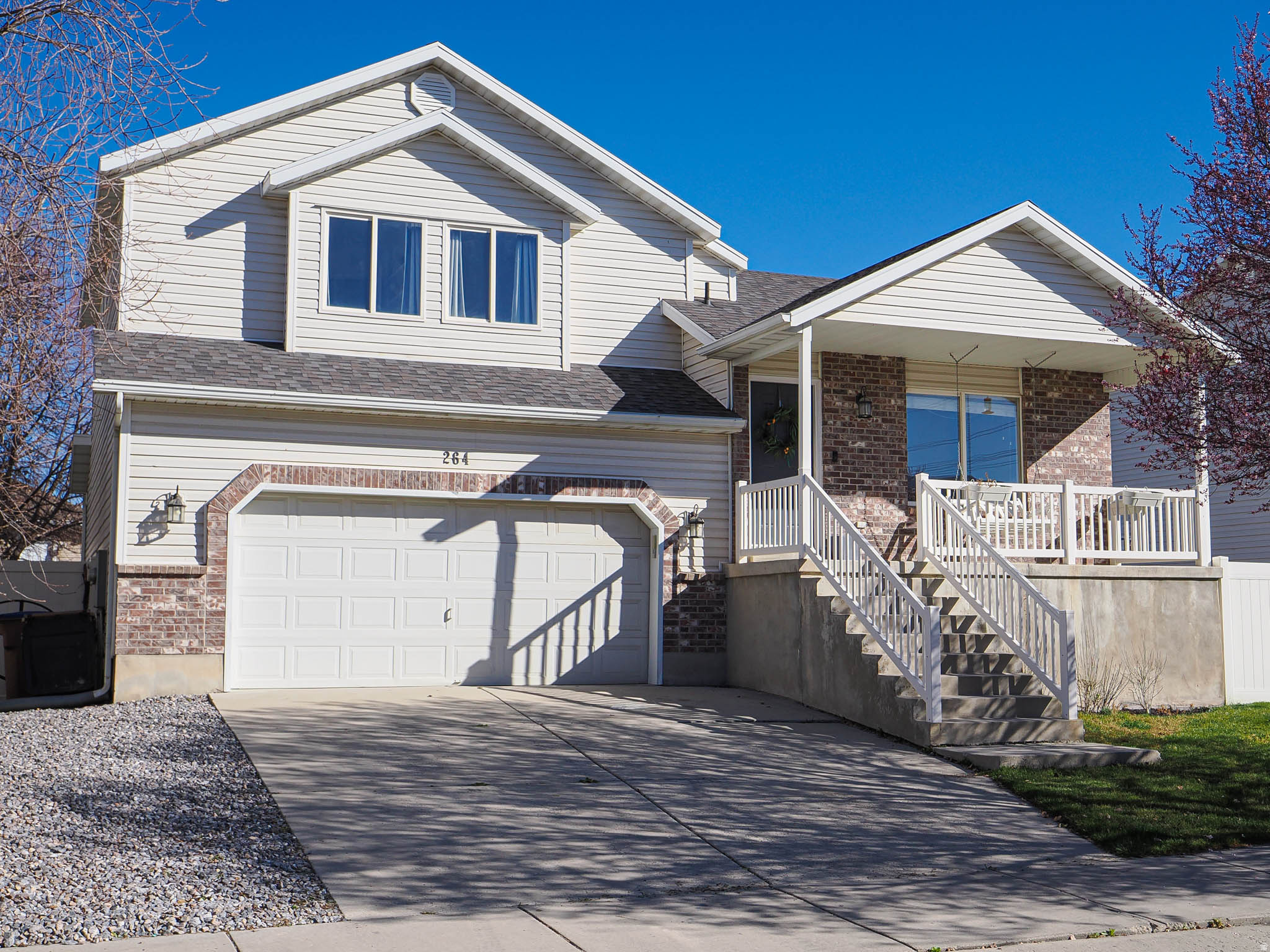 ***MOTIVATED SELLER*** Seller willing to contribute towards Buyer's closing costs! Located in Draper, this 3-bedroom, 2-bath home offers a comfortable layout paired with meaningful updates throughout. A covered front porch sets the tone as you step inside to a bright formal living room with vaulted ceilings and newer LVP flooring. The kitchen is both functional and well-positioned, featuring tile flooring, stainless steel appliances, a pantry, and an easy connection to the dining area. Just a few steps down, the spacious family room becomes a natural gathering space with a corner fireplace and direct access to the backyard. Upstairs, the primary suite stands out with vaulted ceilings, a large walk-in closet, and a private en-suite bathroom. Two additional bedrooms and a full bathroom are located nearby, creating a practical and well-separated upper level. The backyard is designed for everyday use, complete with a large patio and 6-foot privacy fencing. RV parking and a 2-car garage add to the home's overall versatility. Recent upgrades include a new furnace (2024), a brand-new roof (summer 2025), and fresh interior paint, offering added value and peace of mind. Conveniently located near shopping, parks, restaurants, Riverbend Golf Course, Draper Train Station, and with quick access to I-15, this home offers a great opportunity in a highly desirable area. The seller is willing to entertain any and all requests in an offer. AGENTS - READ AGENT REMARKS