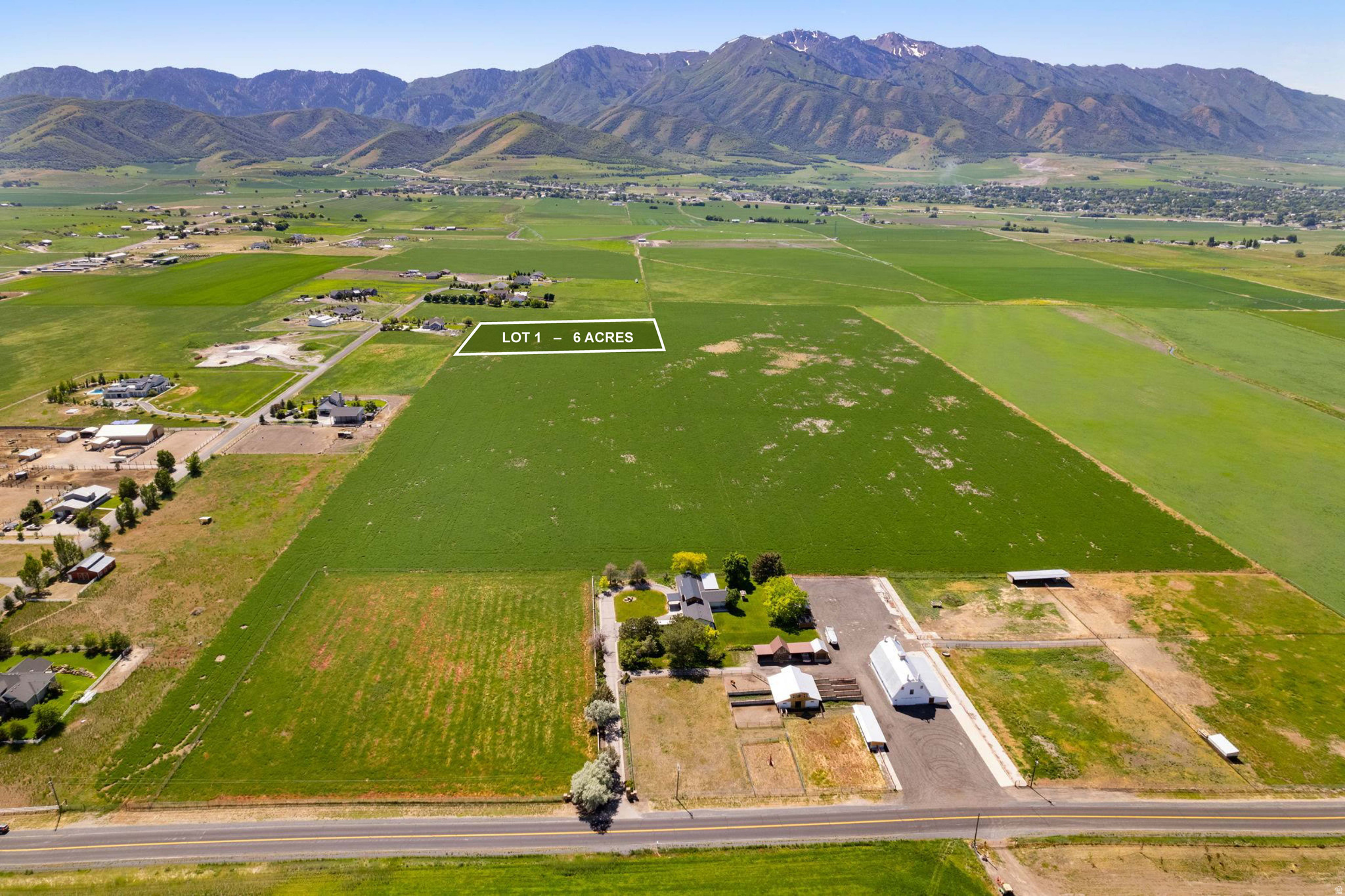 Welcome to Legacy Ranch Estates - an exclusive new equestrian subdivision nestled in the hear of Mt. Sterling.  Enjoy unobstructed views of the majestic Wellsville Mountains.  This 6 acre spacious flat lot provides the perfect setting to build your dream ranch. Well permit included.  Buyer to verify all information.