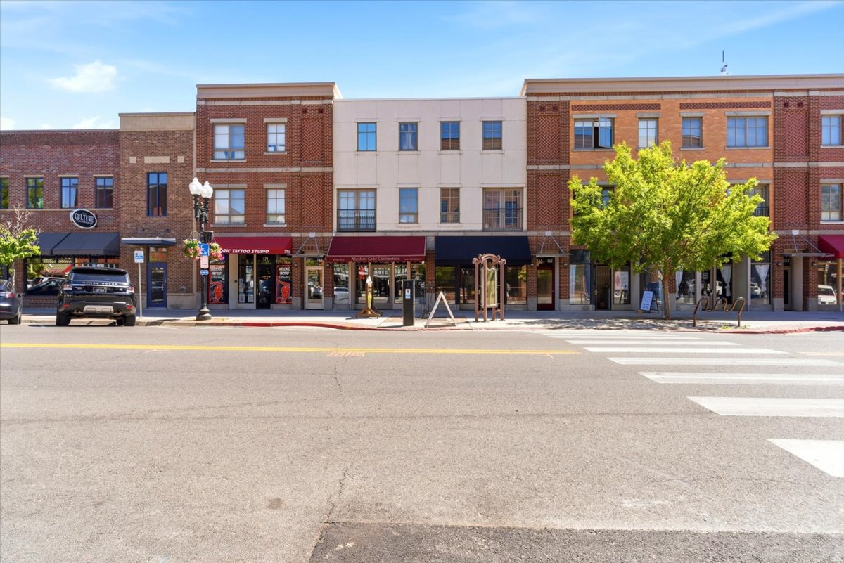 Experience the energy and charm of Historic 25th Street from this stunning downtown condo overlooking the heart of it all! This spacious 2 bedroom, 3 bathroom condo offers front row views of the car shows, farmers markets, art strolls, holiday events, and vibrant nightlife that make 25th Street one of Utah's most iconic destinations. Enjoy the convenience of gated covered parking while being just steps away from Ogden's best restaurants, shopping, entertainment, breweries, concerts, parks, and more. Whether you're relaxing at home while taking in the views or walking to a baseball game or live music event, this location delivers the ultimate downtown lifestyle with historic charm and modern convenience. The HOA makes ownership easy with hassle free, low maintenance living so you can spend more time enjoying everything downtown Ogden has to offer. Square footage figures are provided as a courtesy estimate only and were obtained from county records .  Buyer is advised to obtain an independent measurement.