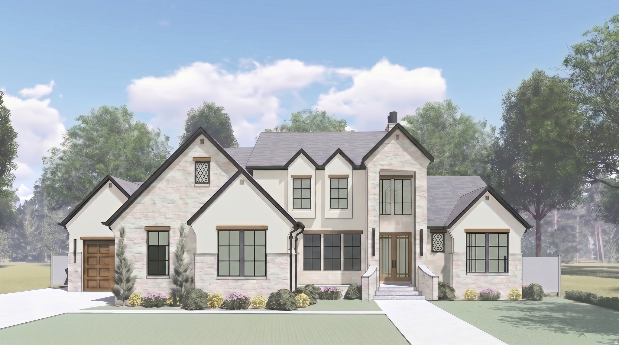 Introducing an extraordinary modern farmhouse by acclaimed custom builder Premier Constructors, recipient of the 2024 People's Choice Award in the Utah Parade of Homes. *Currently under construction*, this exceptional residence is a masterful expression of timeless architecture, refined craftsmanship, and elevated everyday living. Gracefully positioned on the coveted east bench of Fruit Heights, overlooking a tranquil private pond, the home commands sweeping panoramic views of the valley and surrounding foothills. Expansive sightlines frame unforgettable sunrises and sunsets, creating a remarkable backdrop that changes beautifully with the seasons. Thoughtfully designed for both grand entertaining and effortless daily living, the residence offers an oversized four-car garage with generous accommodations for recreational vehicles, boats, and abundant storage. Throughout the home, curated finishes include wide-plank luxury vinyl flooring, bespoke millwork, warm wood detailing, and carefully selected designer elements that create a sophisticated yet inviting atmosphere. At the heart of the home, the dramatic great room features soaring ceilings and walls of glass that bathe the interiors in natural light while celebrating the spectacular landscape beyond. The gourmet kitchen is both striking and functional, anchored by an oversized quartz island, custom cabinetry, premium appliances, and a beautiful pantry with direct grocery access from the garage. The walkout lower level redefines basement living with impressive 11-foot ceilings, expansive gathering spaces, and a kitchenette-perfect for entertaining, multigenerational living, or extended guest accommodations. With its private exterior entrance, the home is ideally suited for an accessory dwelling unit (ADU). Two suspended garage bays present exceptional opportunities to create a golf simulator, private fitness studio, wellness spa, yoga retreat, home theater, or other bespoke lifestyle spaces tailored to your vision. Outdoor recreation begins just beyond your doorstep, with immediate access to scenic foothill trails for hiking and mountain biking. Ideally situated within one of Davis County's most desirable communities, the home is moments from award-winning schools, neighborhood parks, and the exceptional shopping, dining, and entertainment of Station Park. Downtown Salt Lake City and Salt Lake City International Airport are approximately 20 minutes away, while the legendary slopes of Snowbasin Resort can be reached in just 25 minutes. Perhaps the greatest luxury of all is time. Every architectural detail and interior selection has already been thoughtfully envisioned and professionally curated by an experienced design team, allowing you to bypass the complexities of the custom building process. A limited opportunity remains to personalize select finishes, colors, and design details, offering the rare chance to make this remarkable estate distinctly your own.