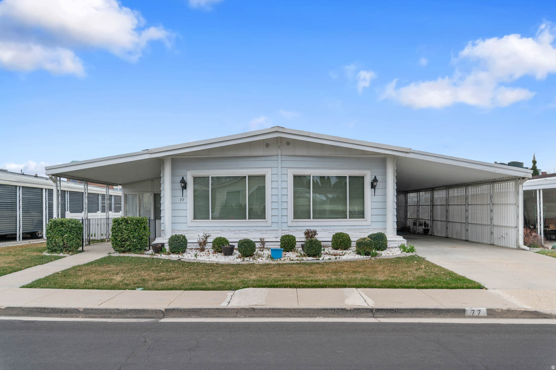 Welcome to comfortable, single-level living in this inviting 2-bedroom, 2-bath rambler located in a quiet 55+ community with low HOA fees. The home offers a functional layout with generous living space and the perfect opportunity to add your own updates and personal touches. Residents enjoy community amenities including a pool, clubhouse, pickleball courts, organized activities, and the convenience of front yard maintenance included.