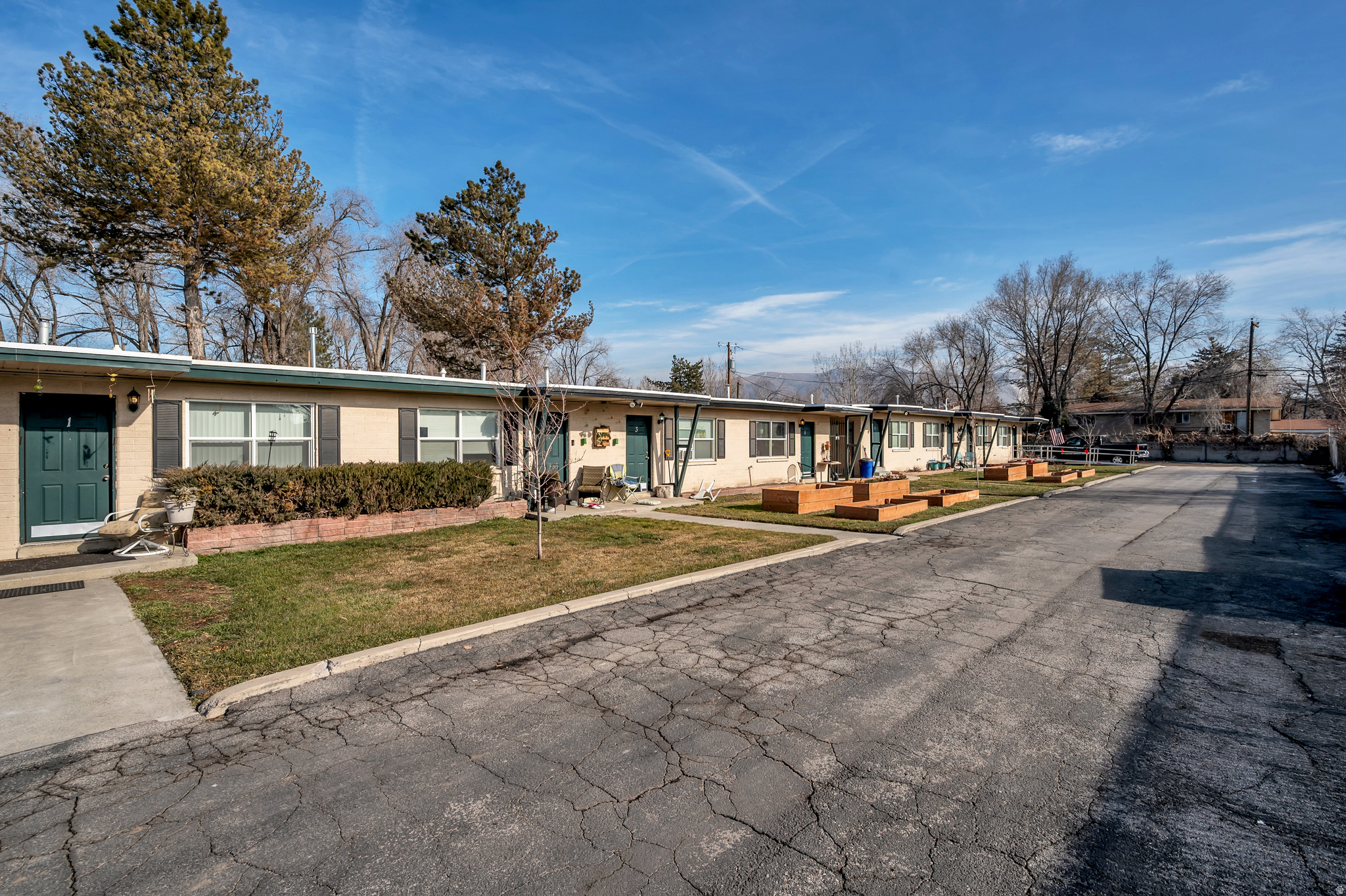 An amazing investment opportunity. This 8 plex has 2 tax id's. You can purchase using a conventional loan per 4 plex. No need for commercial loan! Lot size in total .45 They cannot be sold separately, there is one water and sewer line for the 2 complexes. Unit 1-4 roof is new 2012, unit 5-8 new roof 2021, All units have new furnaces, and mini split A/C, new PEX water service per unit 2015. All units have been reconditioned and have hookups for washer and dryer. Do not disturb tenants make offer subject to inspection. Seller is willing to offer short term (12 months) seller financing with a strong offer.