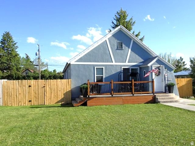 Beautifully updated home with OPEN LAYOUT. PRICED TO SELL!! 3 bedrooms & 2 bathrooms all on ONE LEVEL. Fenced backyard. Updates include: new roof, new sidewalk, new exterior paint, new kitchen including new cabinets, updated bathrooms, paint throughout, new light fixtures, new privacy fence, new deck & railing. Close to new temple, shopping, hospital, and schools. Call listing agent today for a tour!! Buyer to verify all information. Seller related to agent.