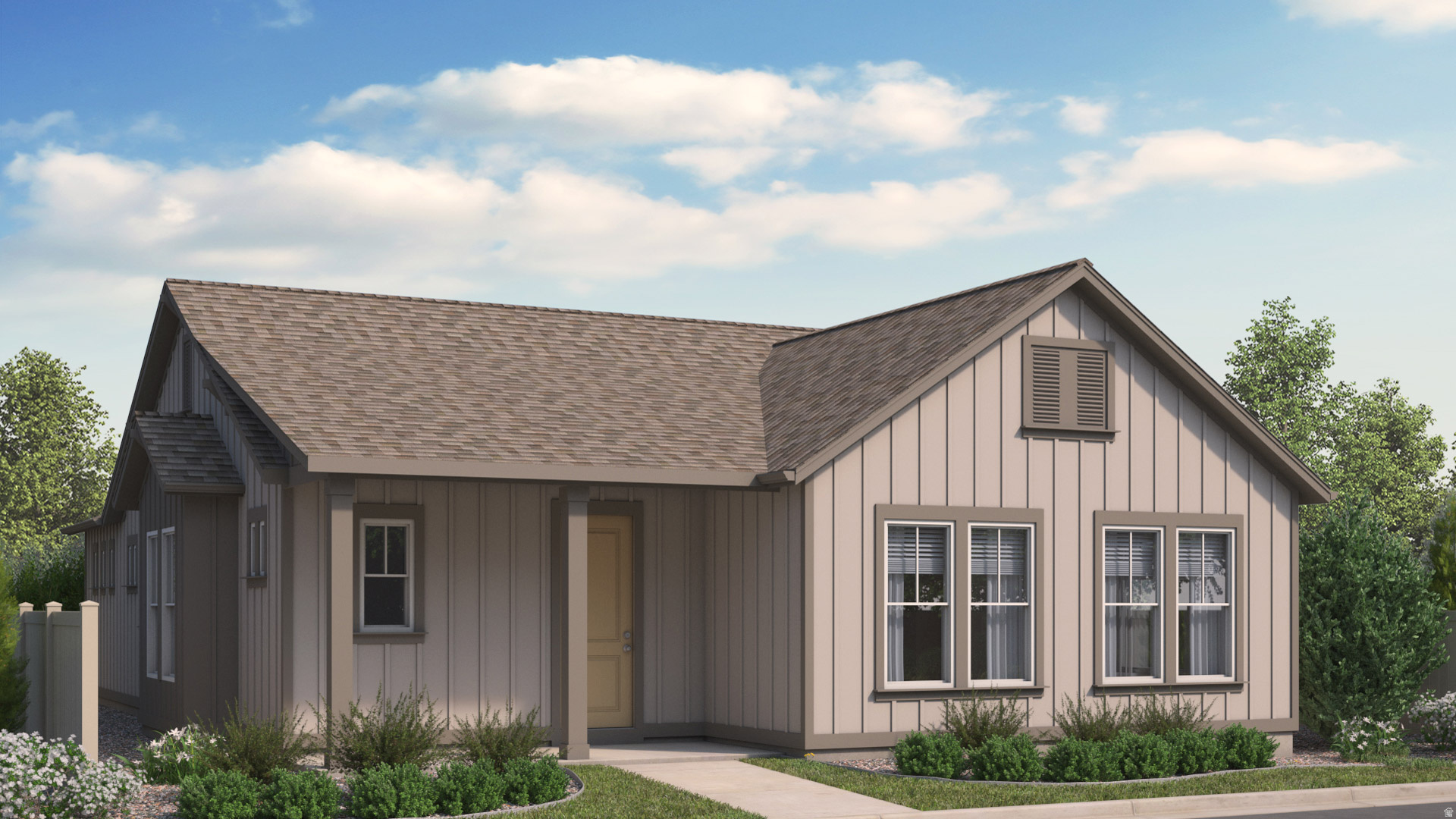 You must visit our 55+ community, Springhouse Village in Daybreak! The Rigel is an open and well-designed floor plan, featuring a large great room connected with large kitchen with island. This home also includes a very large unfinished basement that can be used for all your needs. Tour the "Springhouse", our 10,000 sqft clubhouse featuring exercise rooms, pool, lawn chess, bocce ball, pickle ball, golf simulator and much more! Call for more details or to set up a time to visit this community. (Photos are of another home in another community. Rigel Homesite 545)